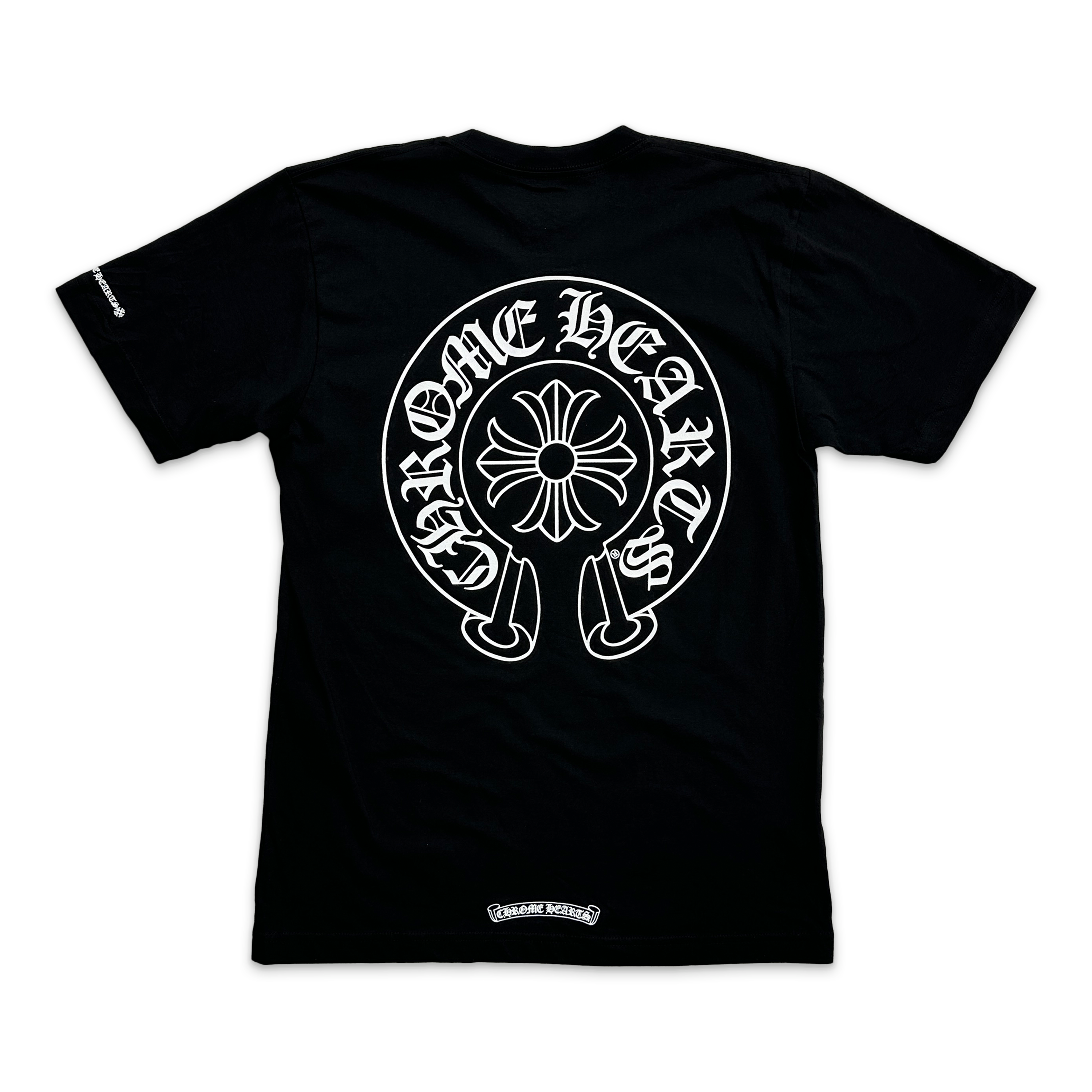 Chrome Hearts, Horseshoe Pocket Logo Tee "Black"