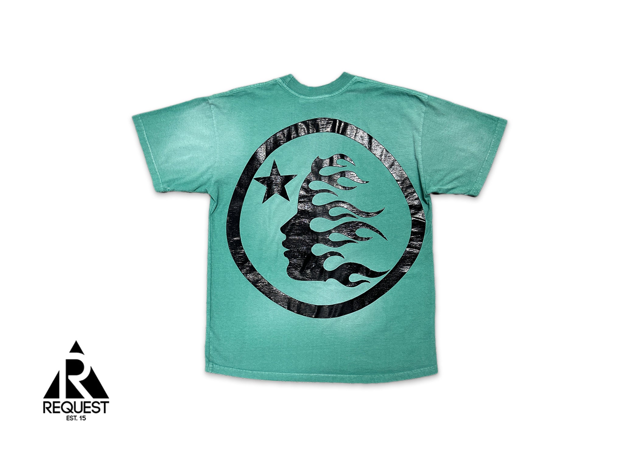 Hellstar, Sport Logo Gel Tee "Black/Green"