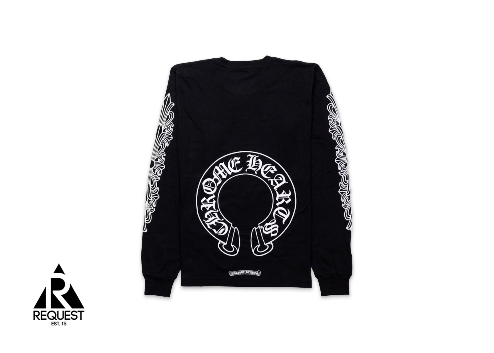 Chrome Hearts Horseshoe Logo L/S Tee "Black"