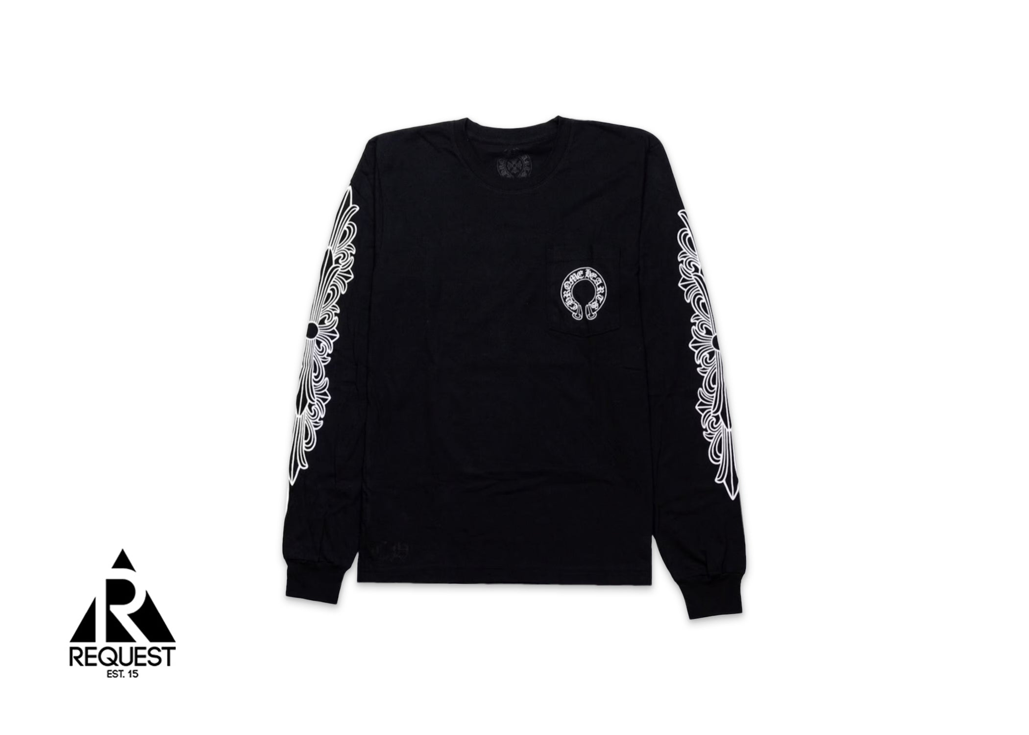 Chrome Hearts Horseshoe Logo L/S Tee "Black"