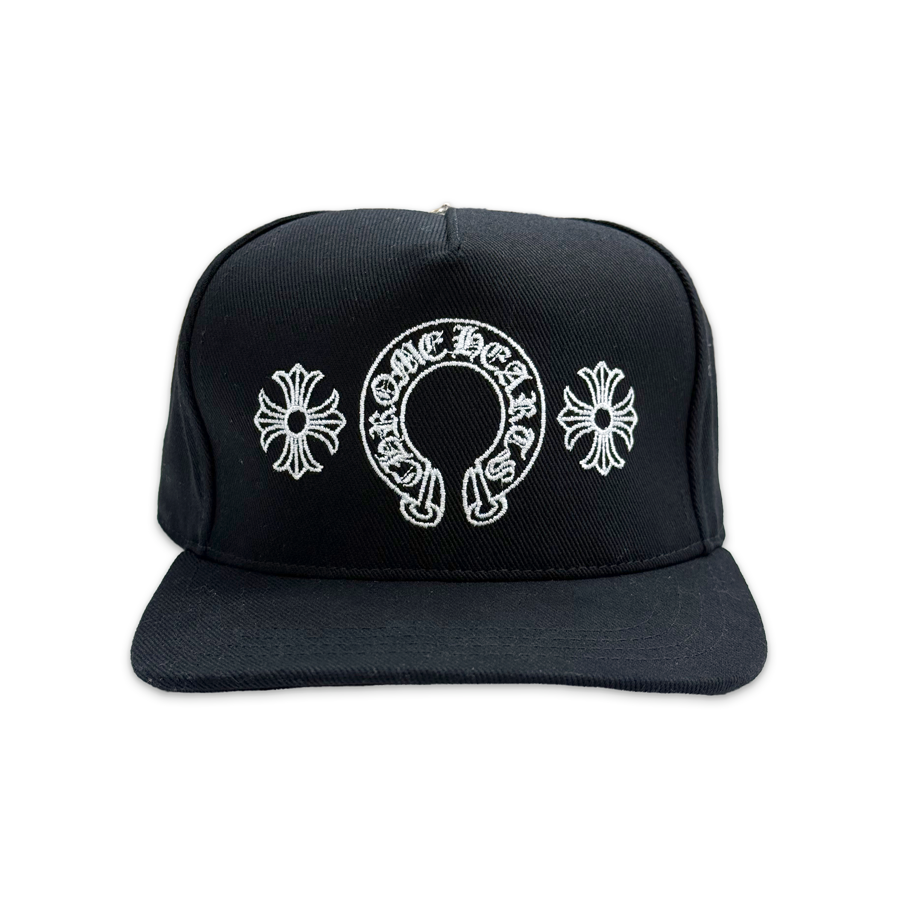 Horseshoe Snapback Hat "Black"