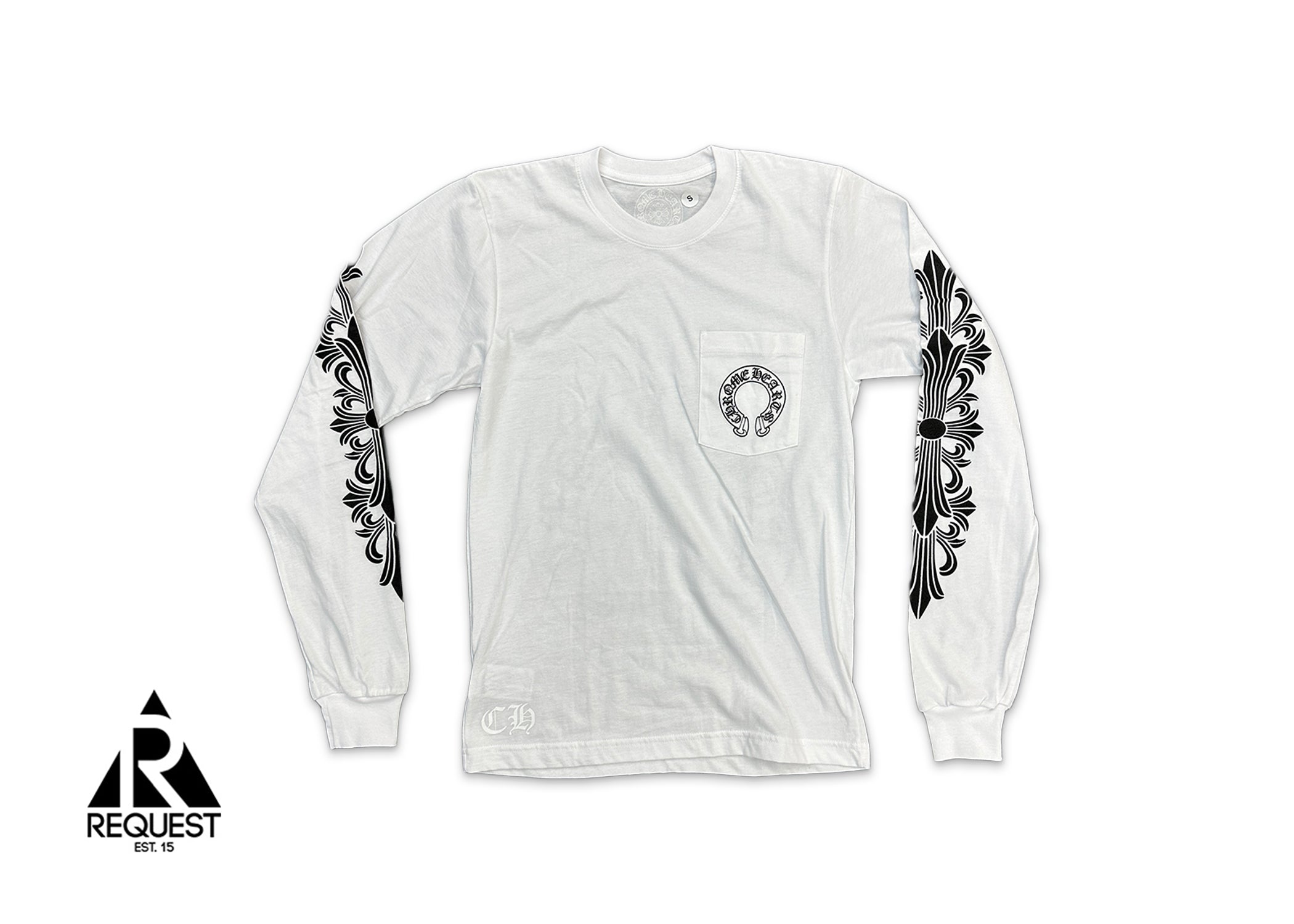 Chrome Hearts Horseshoe L/S Tee "White"