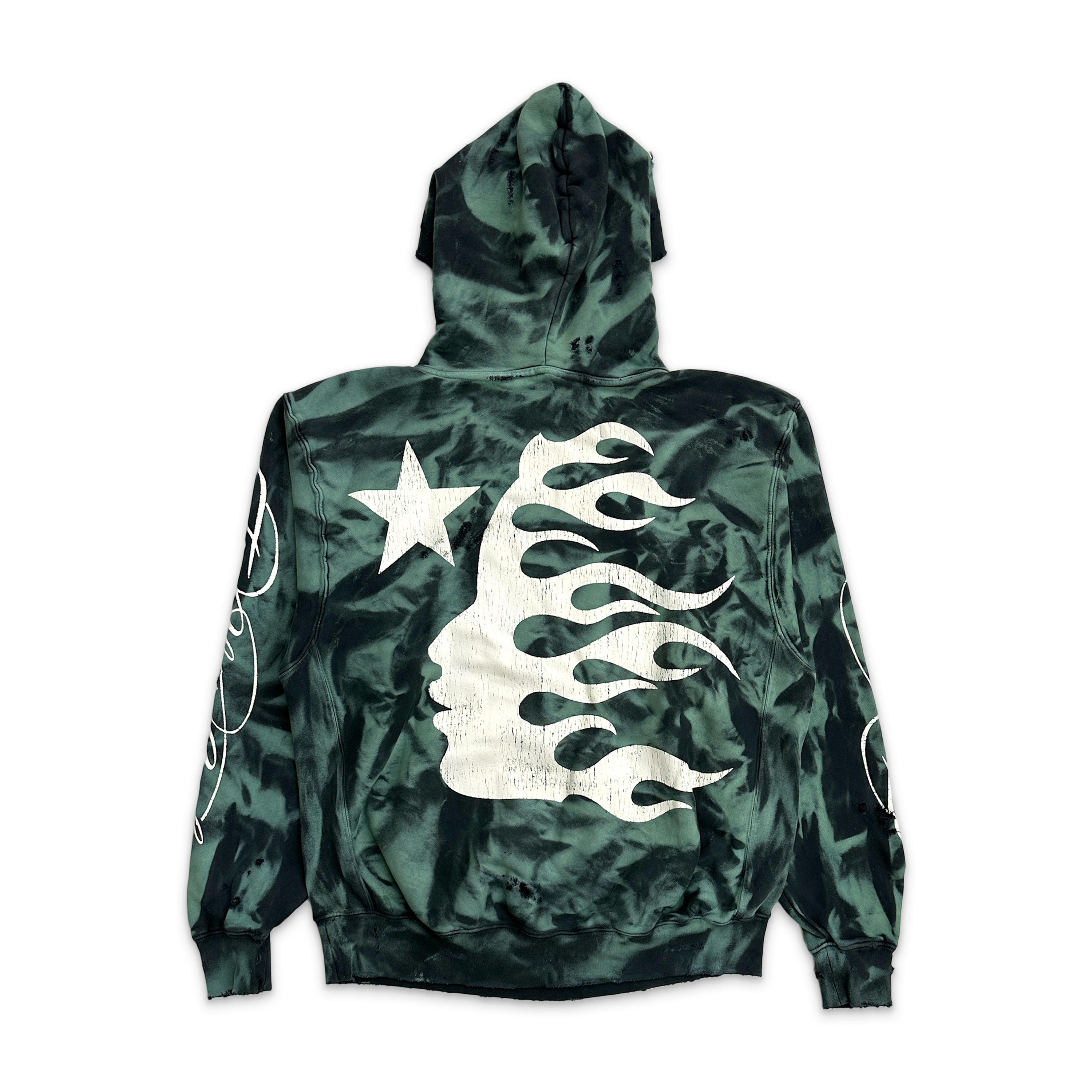 Hellstar, Lava No Guts Hoodie "Green"