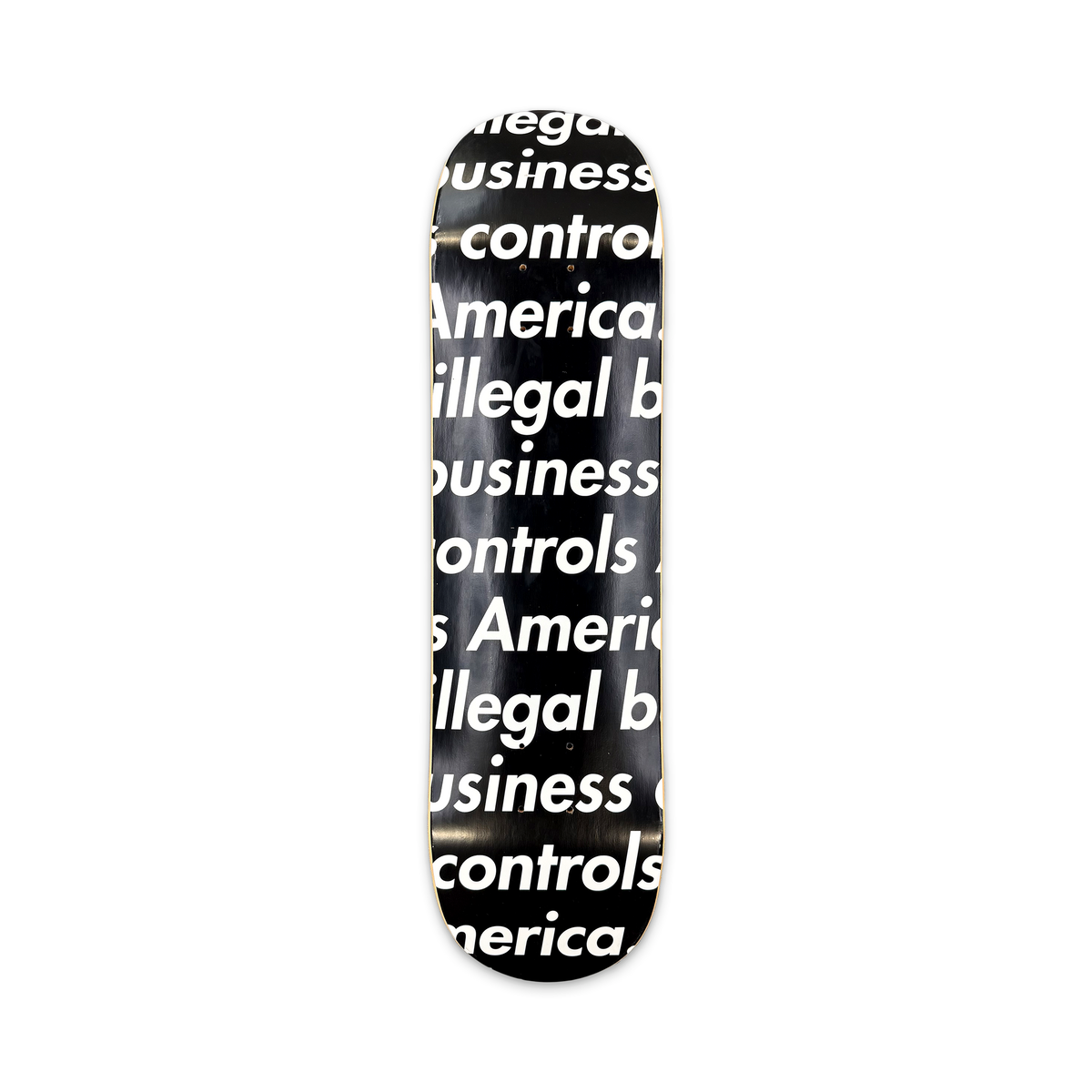 Supreme Illegal Business Skateboard Deck "Black"