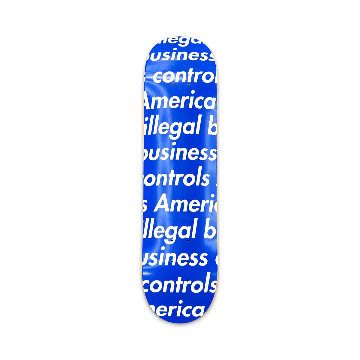Supreme Illegal Business Skateboard Deck "Blue"