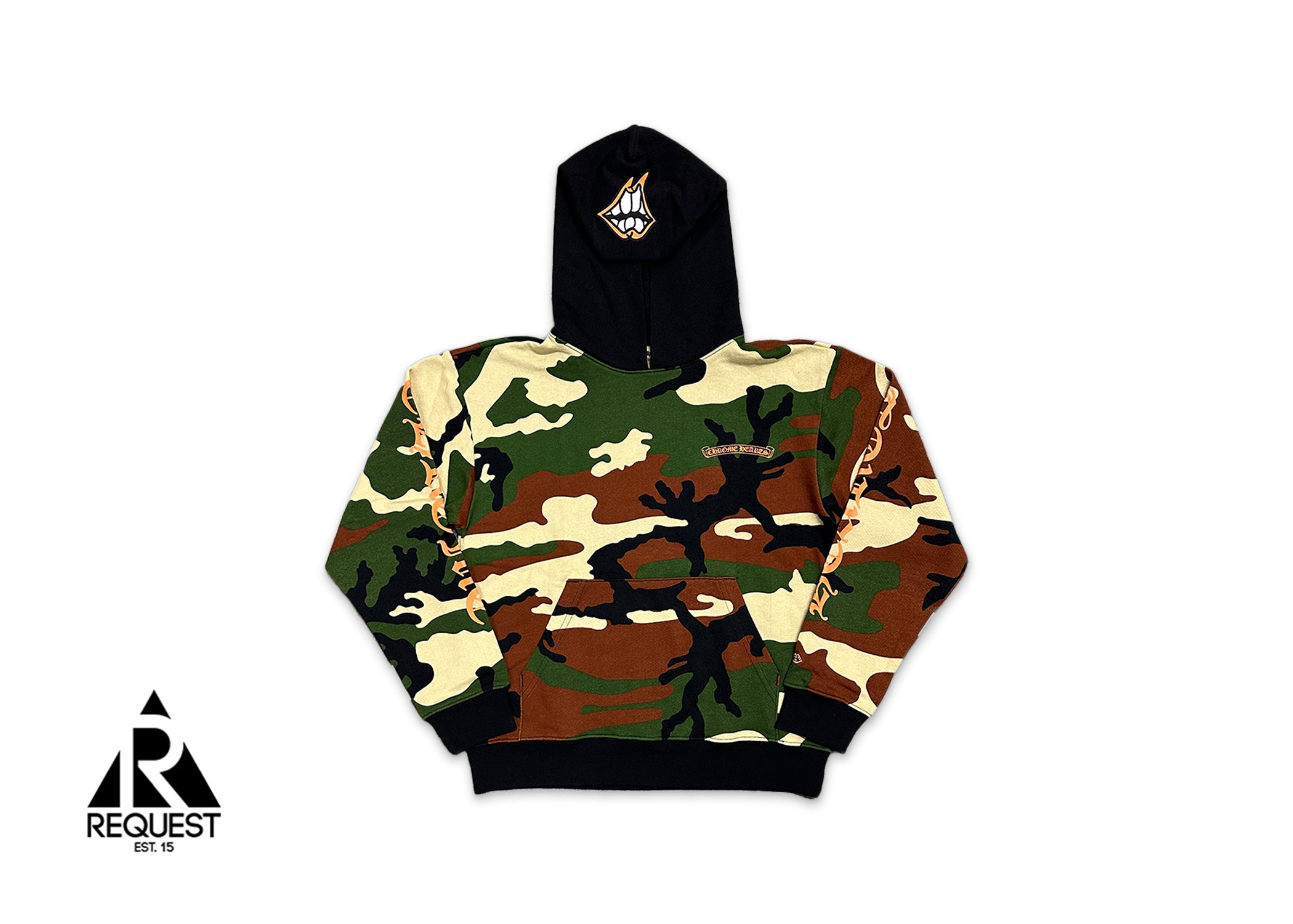 Chrome Hearts, Matty Boy Caution Hoodie "Camo"