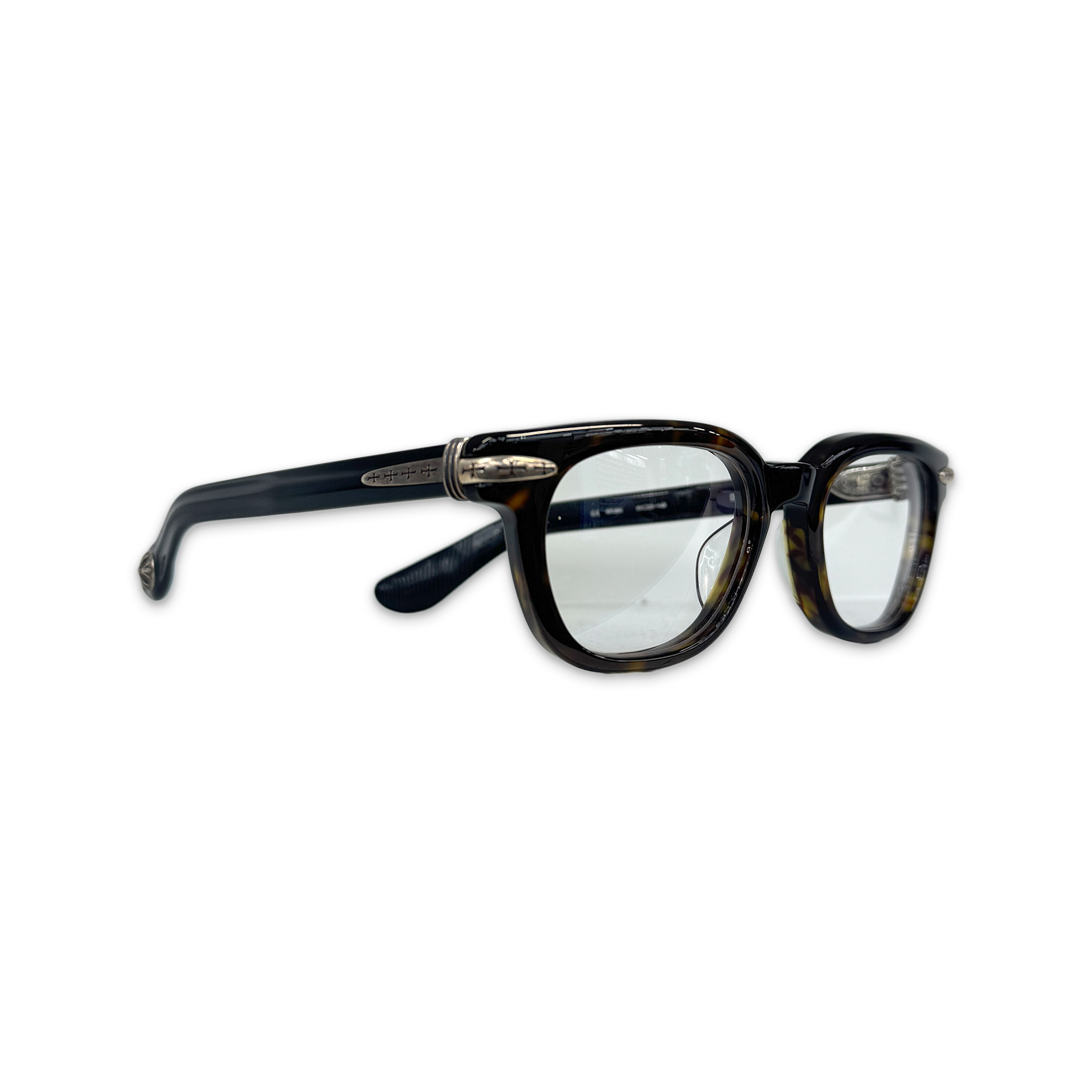 Chrome Hearts, Drippin Glasses "Tortoise Silver"