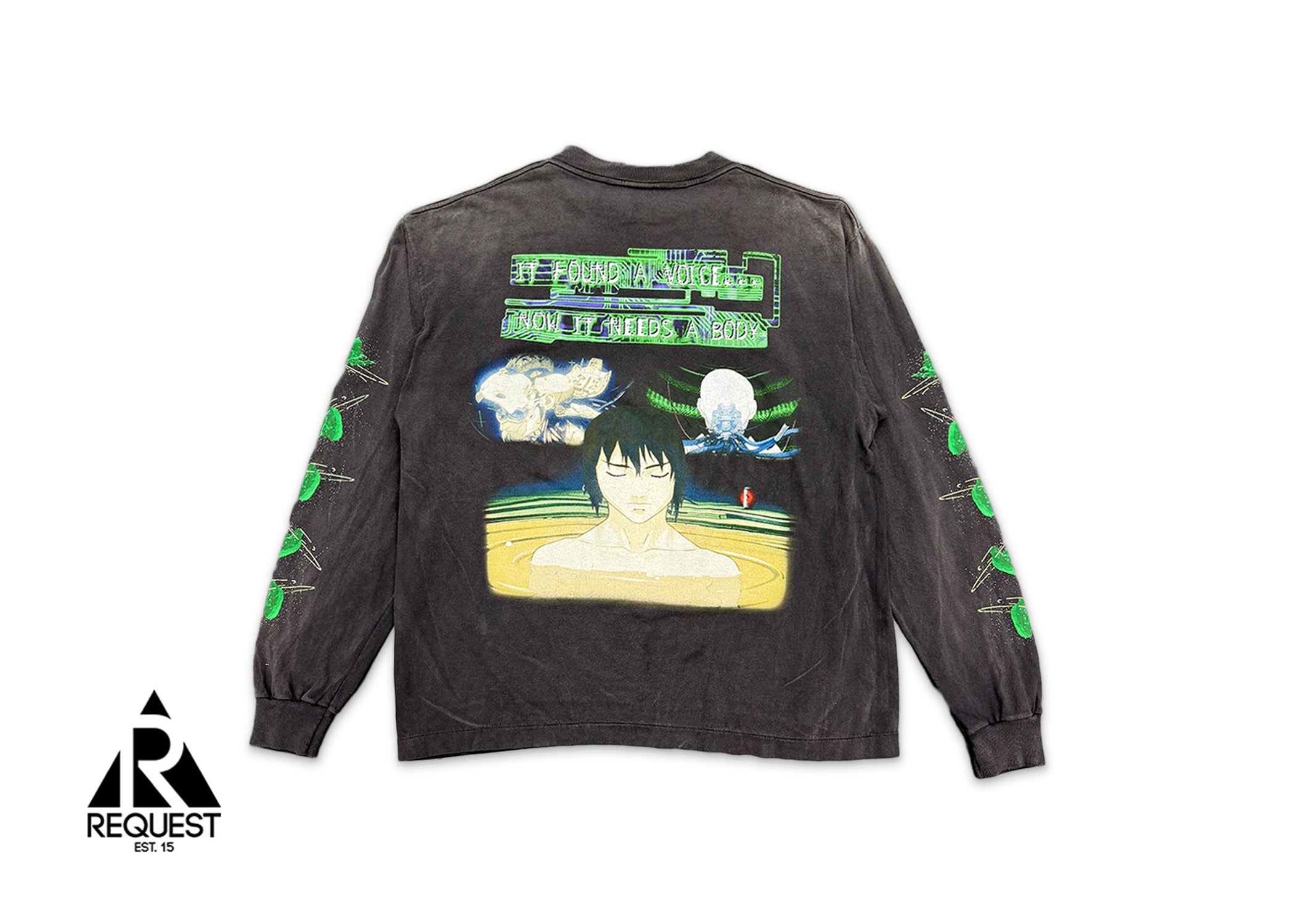 Saint Michael, Ghost In The Shell L/S Tee "Vintage Black"