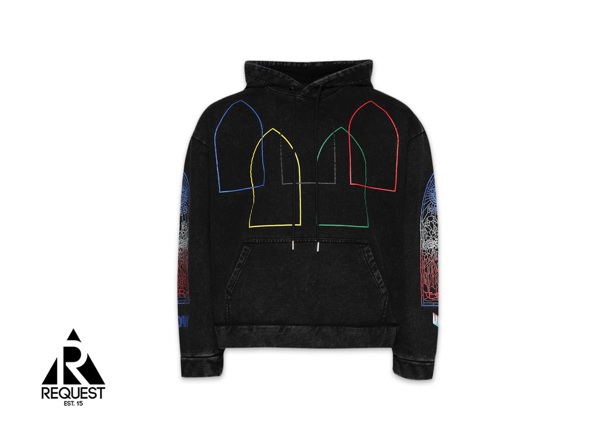 Who Decides War, Intertwined Windows Hooded Sweatshirt "Multicolor"