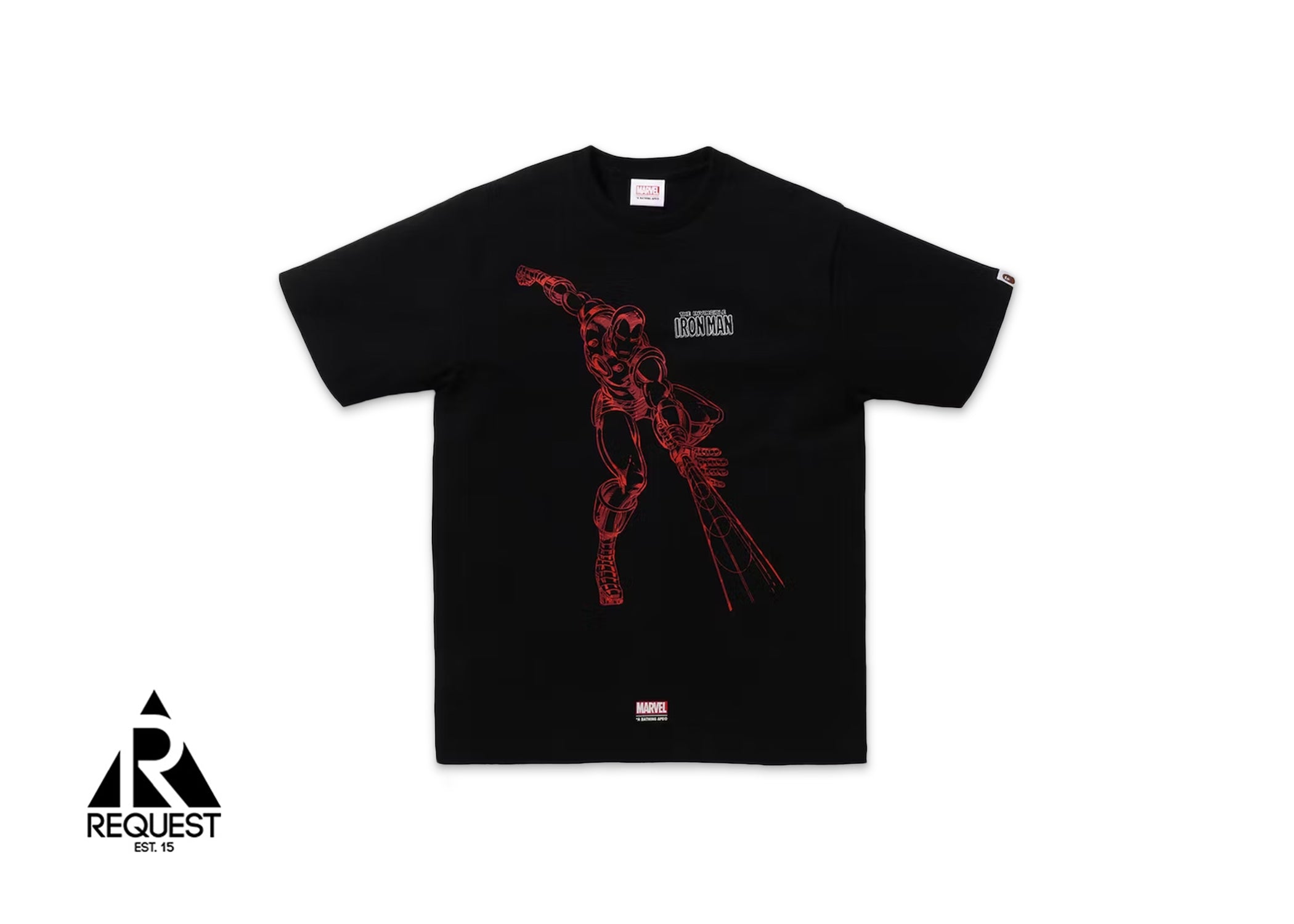 A Bathing Ape BAPE x Marvel Comics Iron Man Tee “Black”