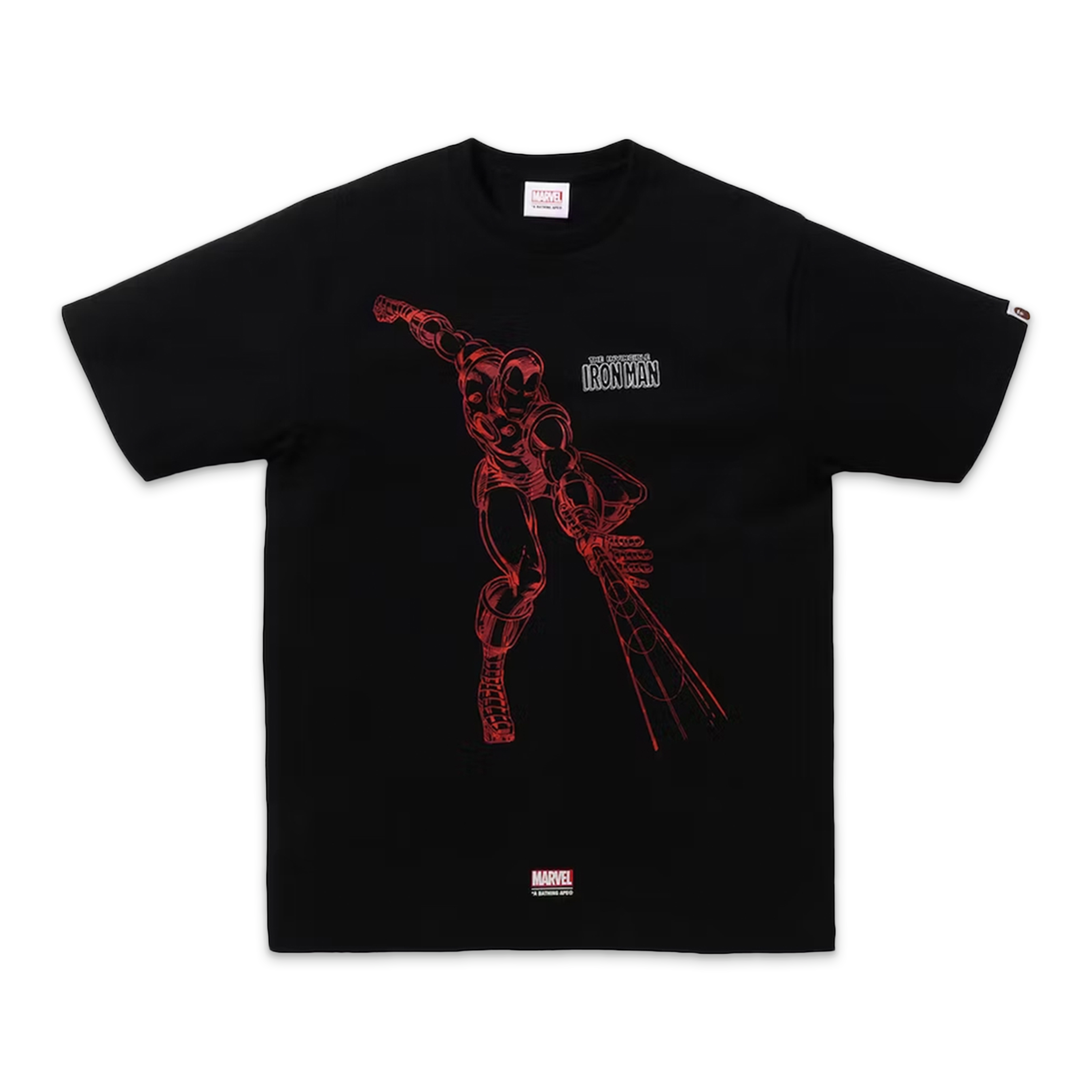 A Bathing Ape (BAPE), BAPE x Marvel Comics Iron Man Tee “Black”