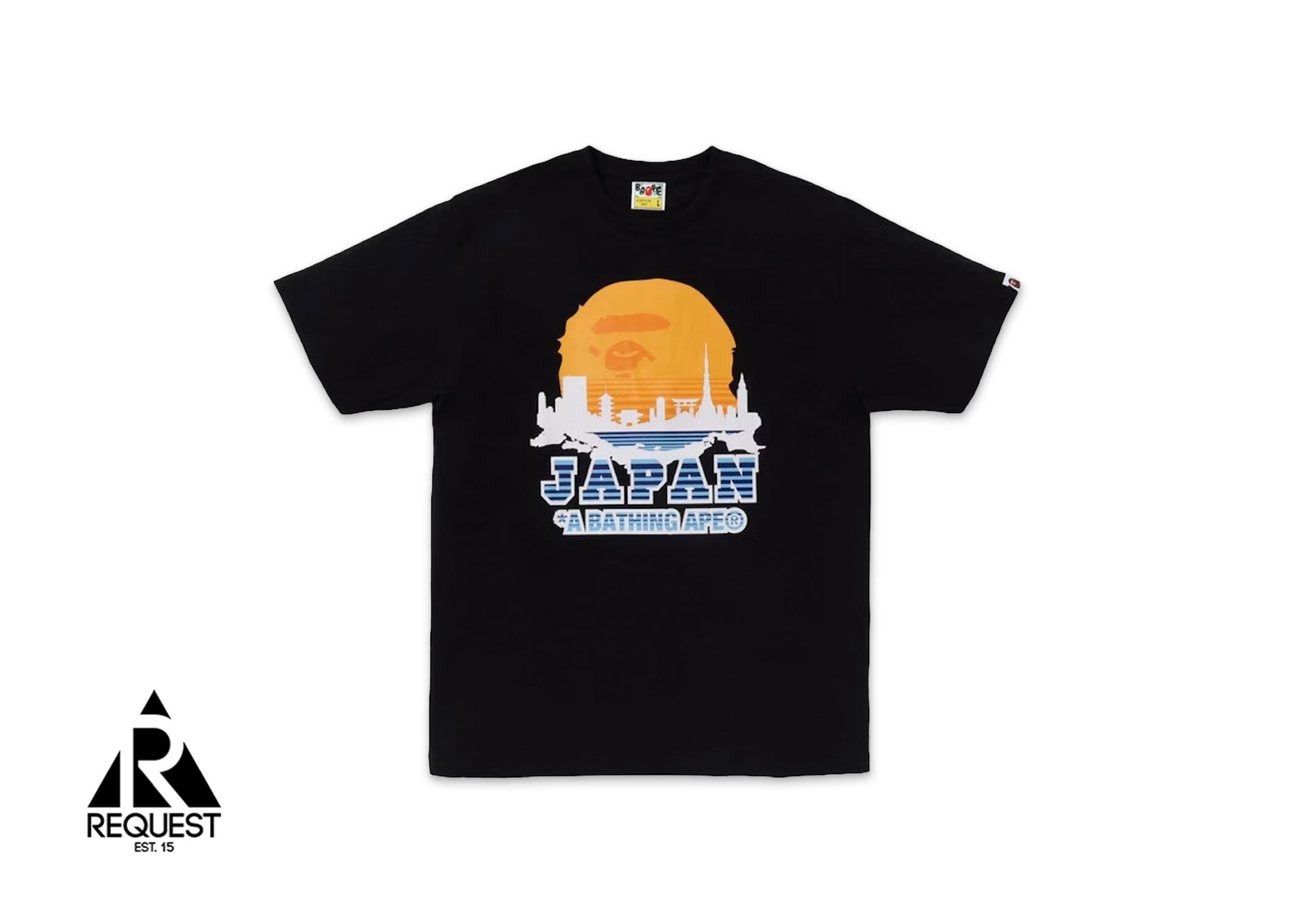 A Bathing Ape BAPE Japan Silhouette Tee “Black”