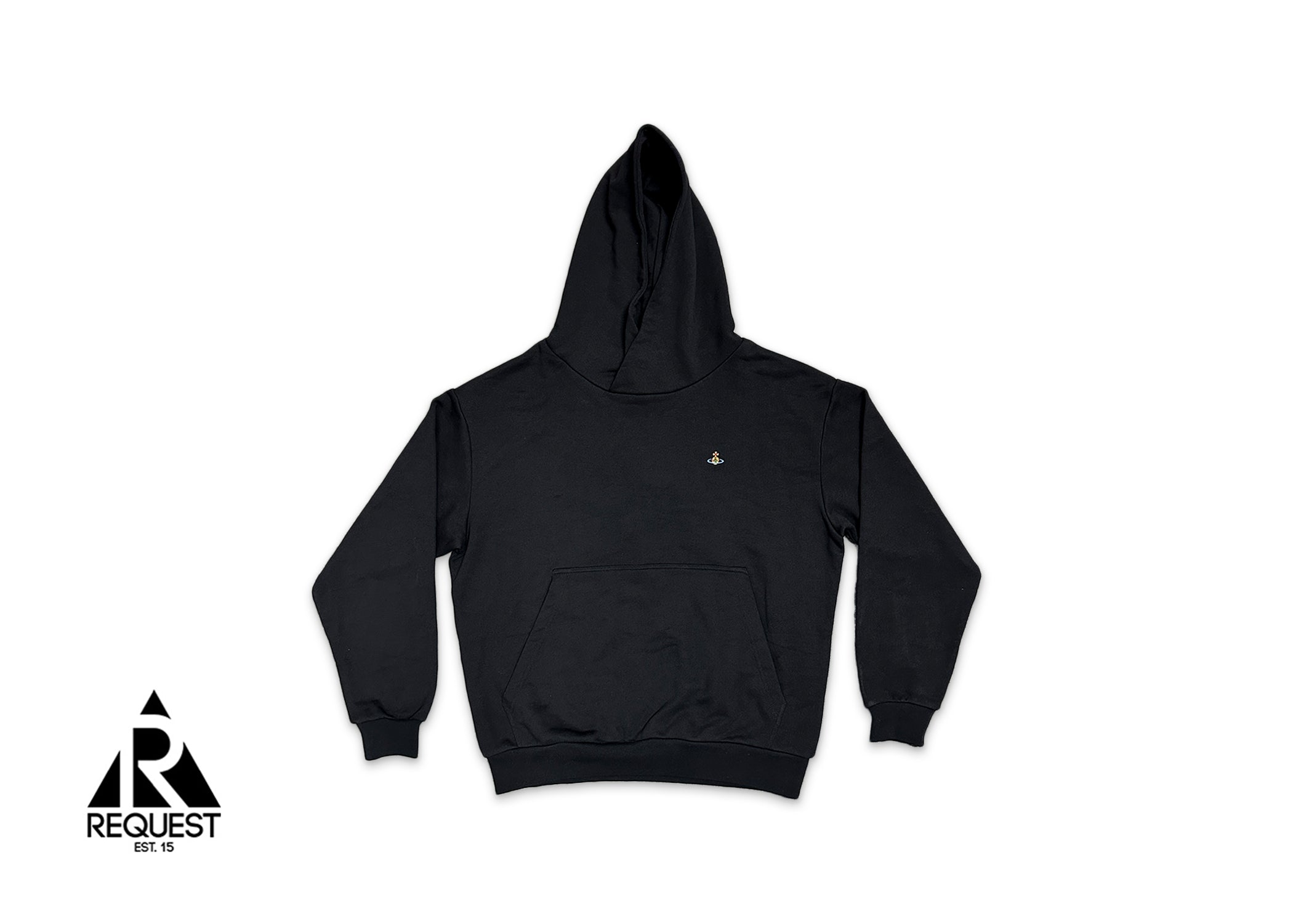 Request, Vivienne Westwood Orb Embroidered Hoodie "Black"