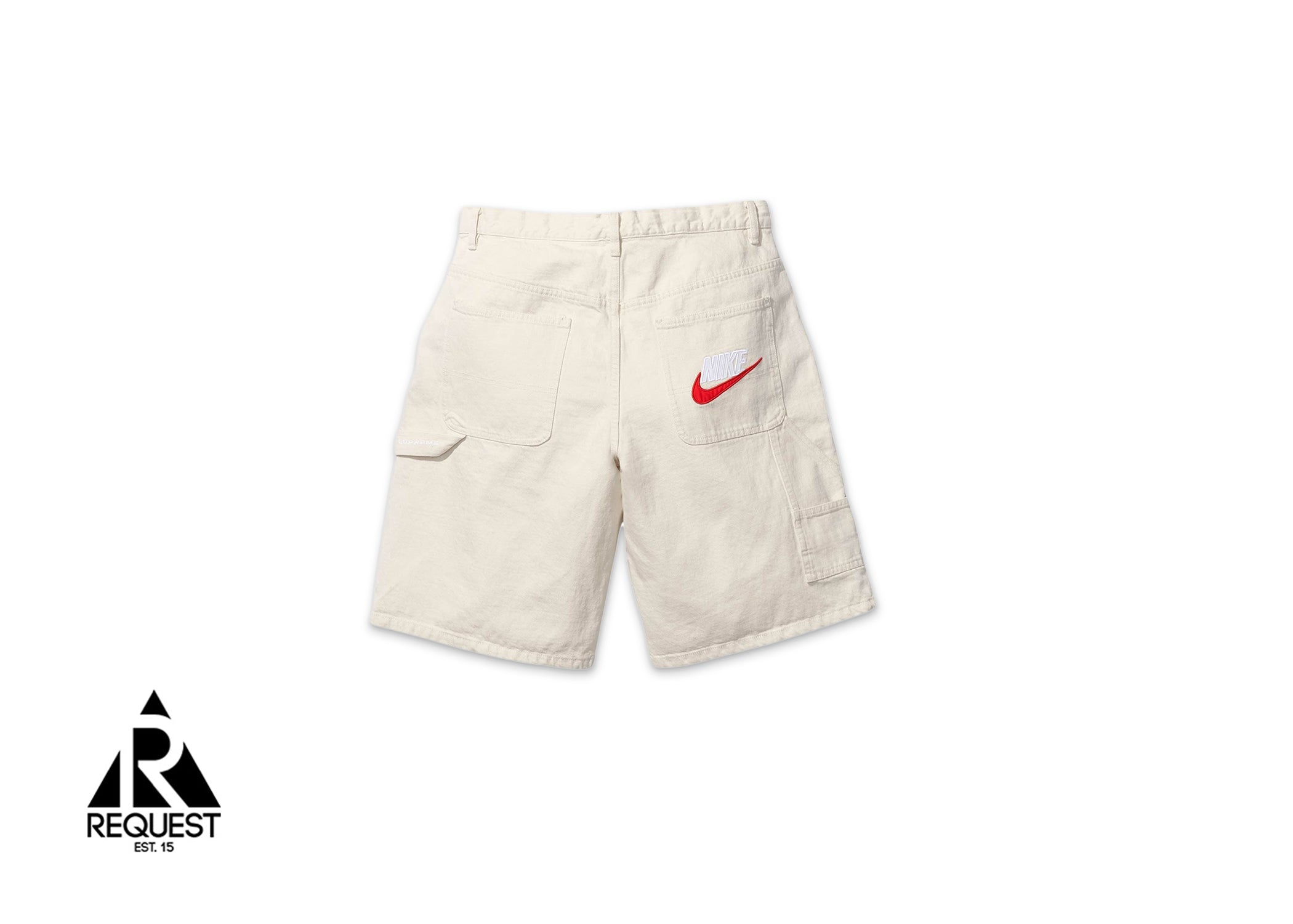 Supreme x Nike Denim Shorts SS24 "Cream"