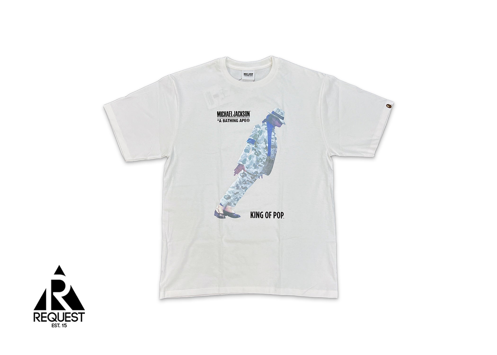 A Bathing Ape x Michael Jackson Tee "White"