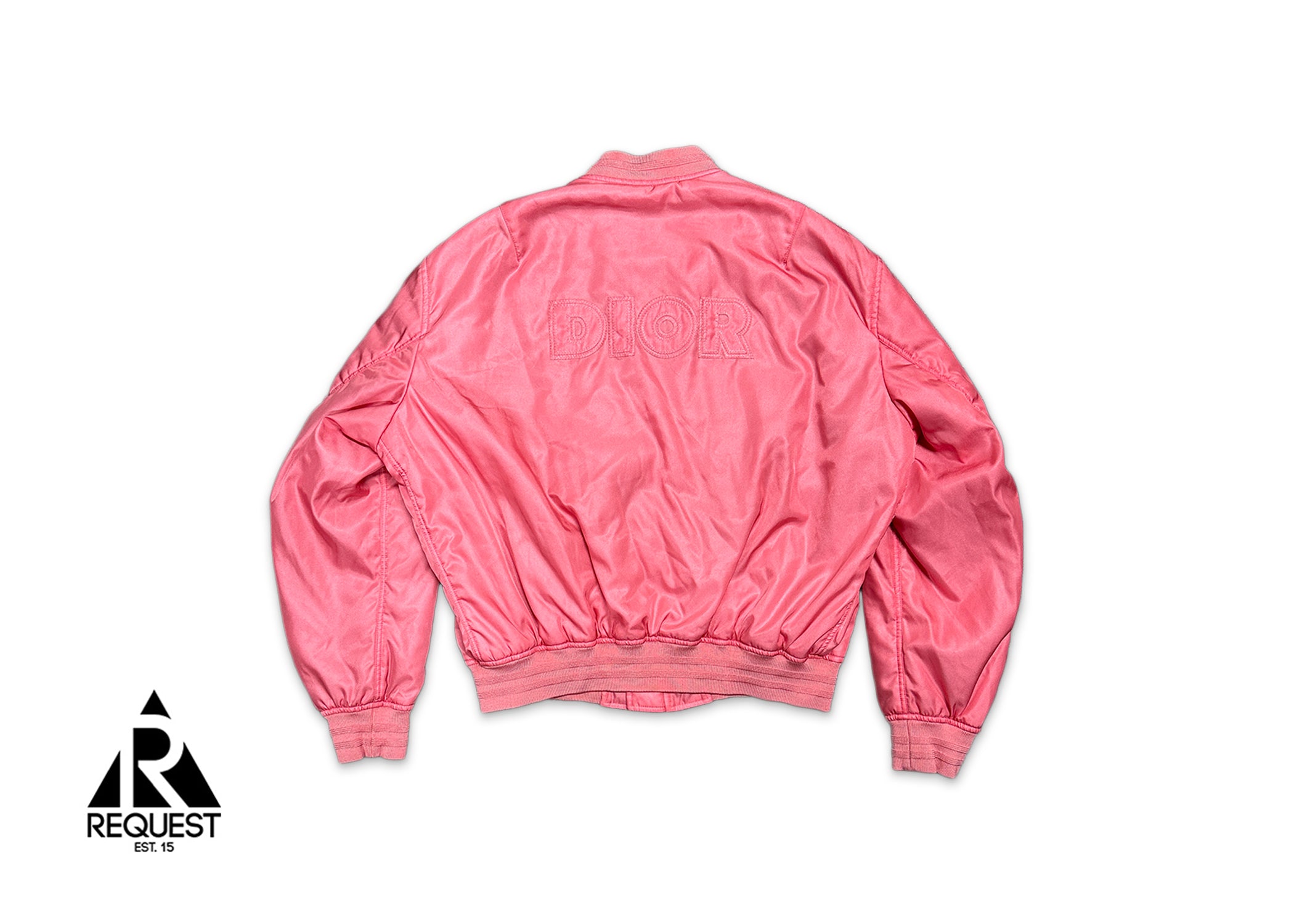 Request, Dior Saddle Satin Bomer Jacket "Pink"