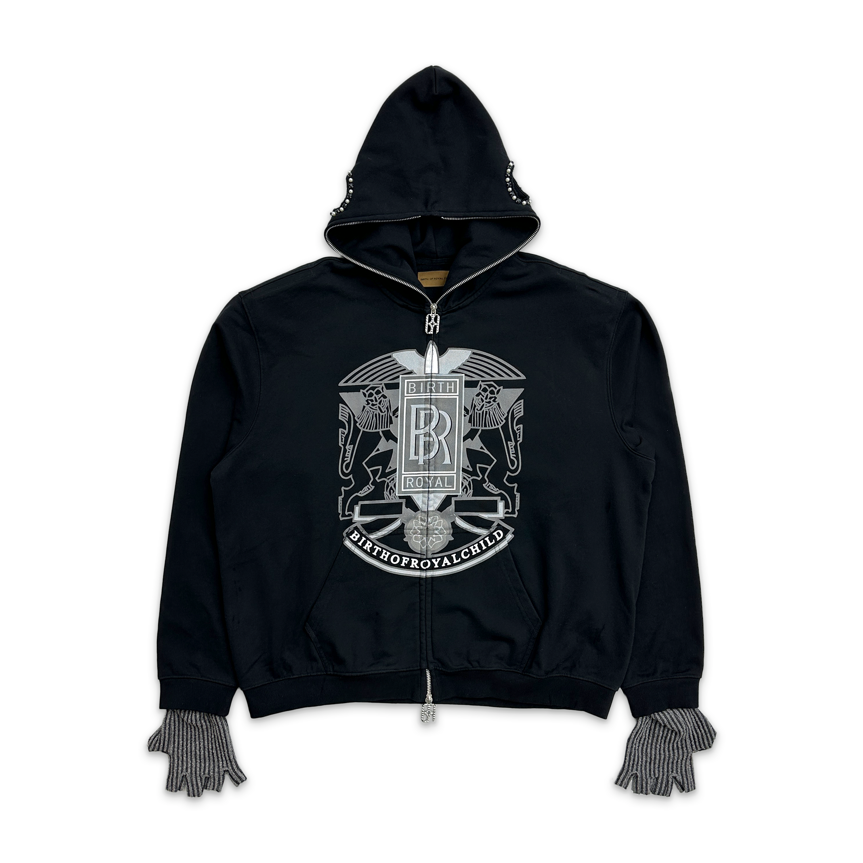 Birth of Royal Child, Royce Crown Hoodie “Black”