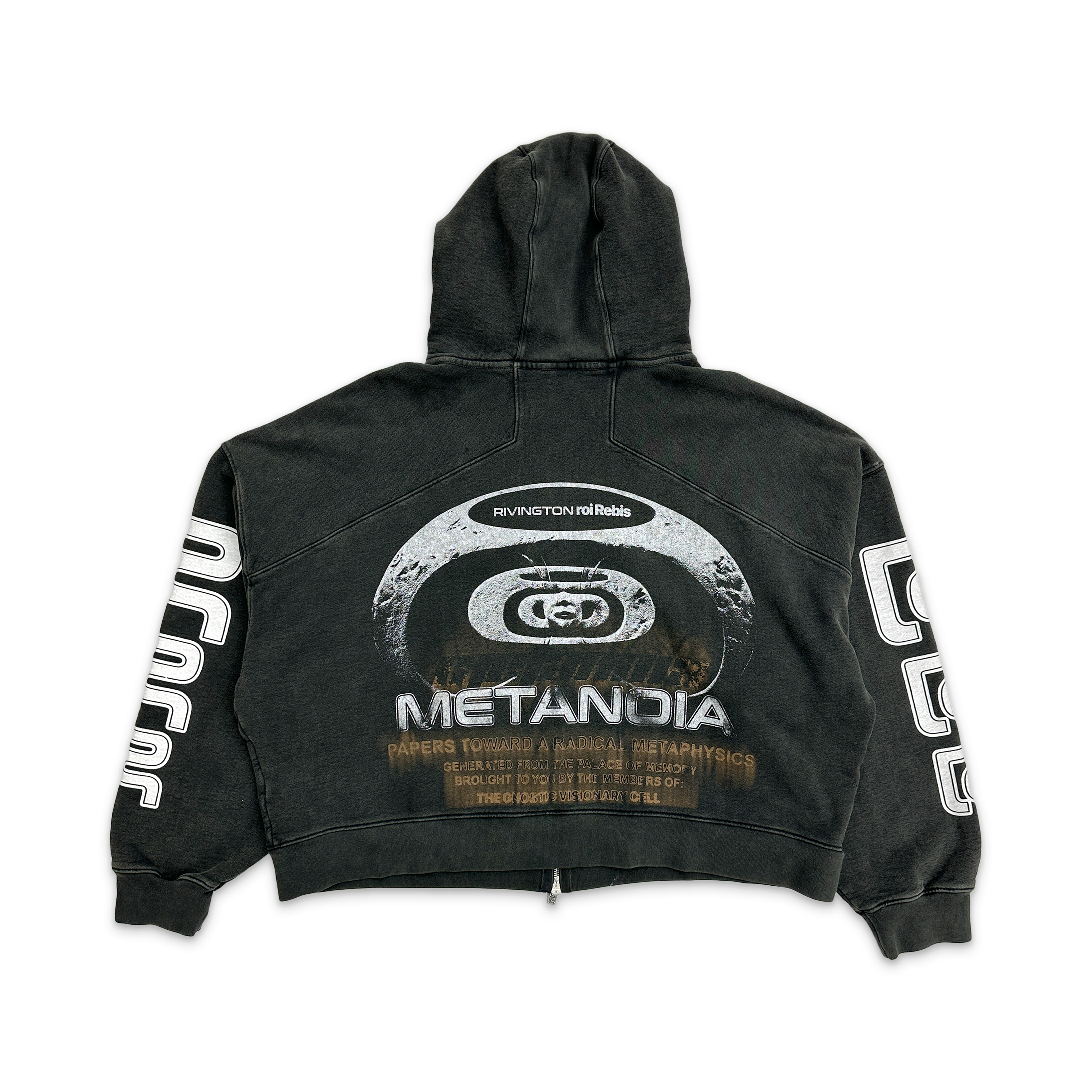 SF Institute CVA Zip Up Hoodie "Black/White"