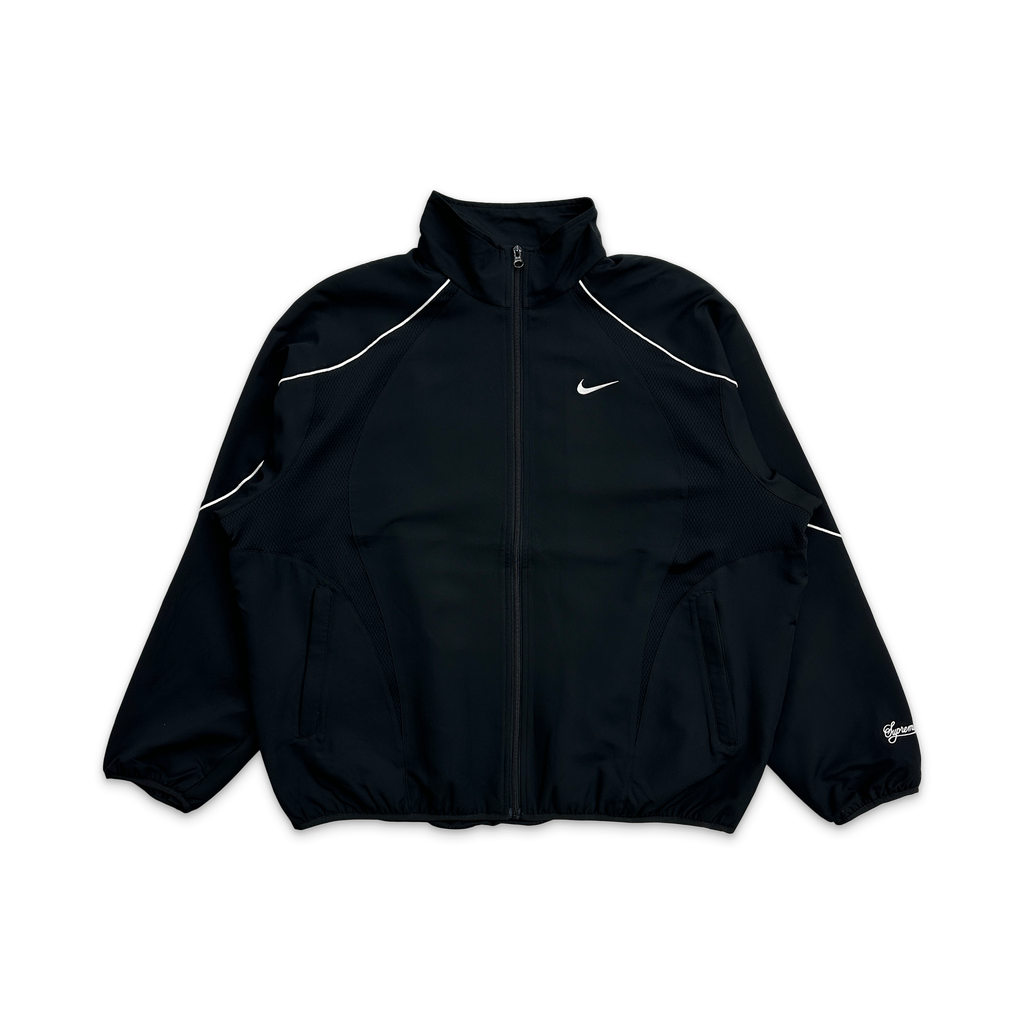 90s NIKE track jacket 黒タグ Vintage Nike Track Jacket 90s Black – GOODSapes