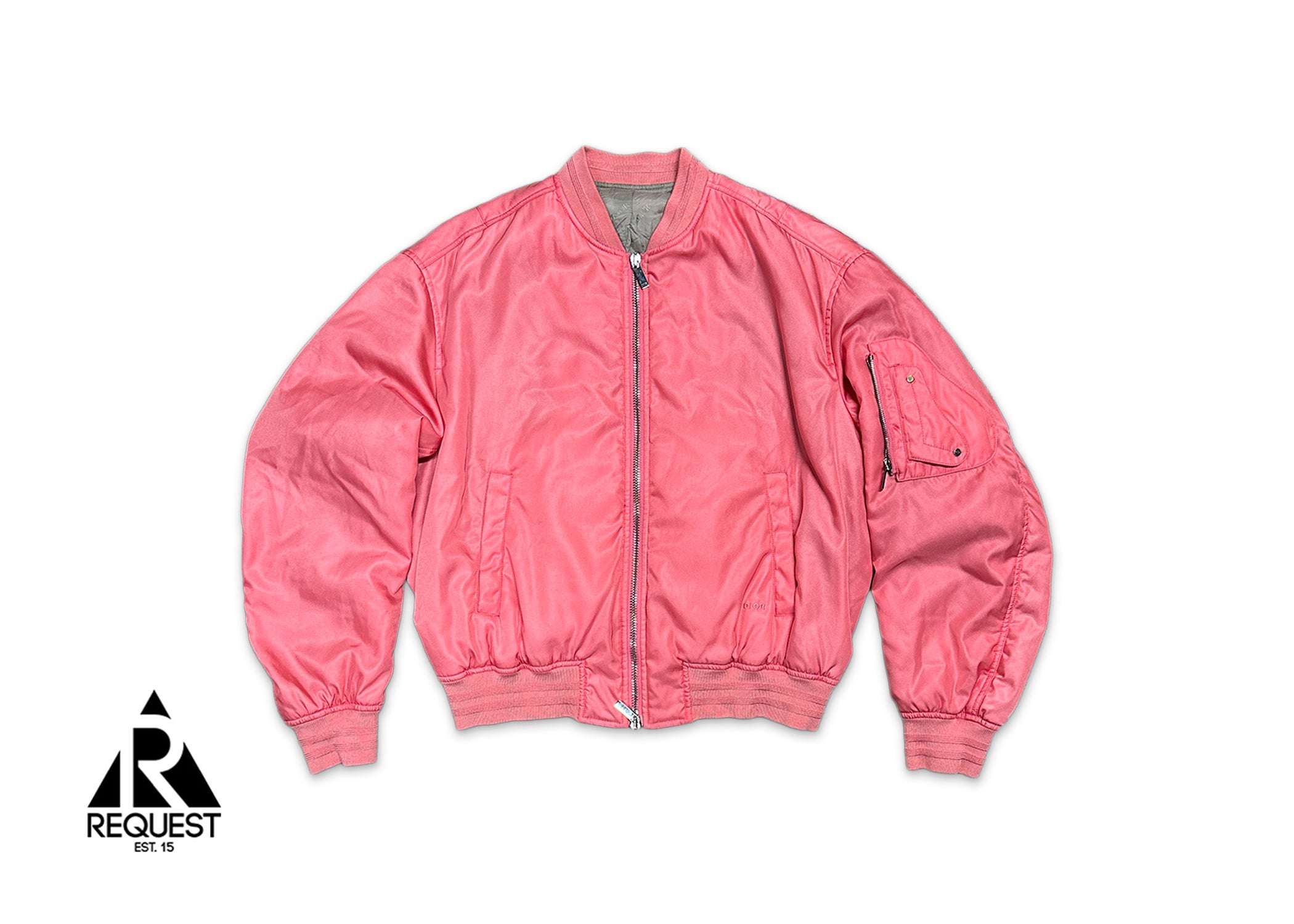 Request, Dior Saddle Satin Bomer Jacket "Pink"