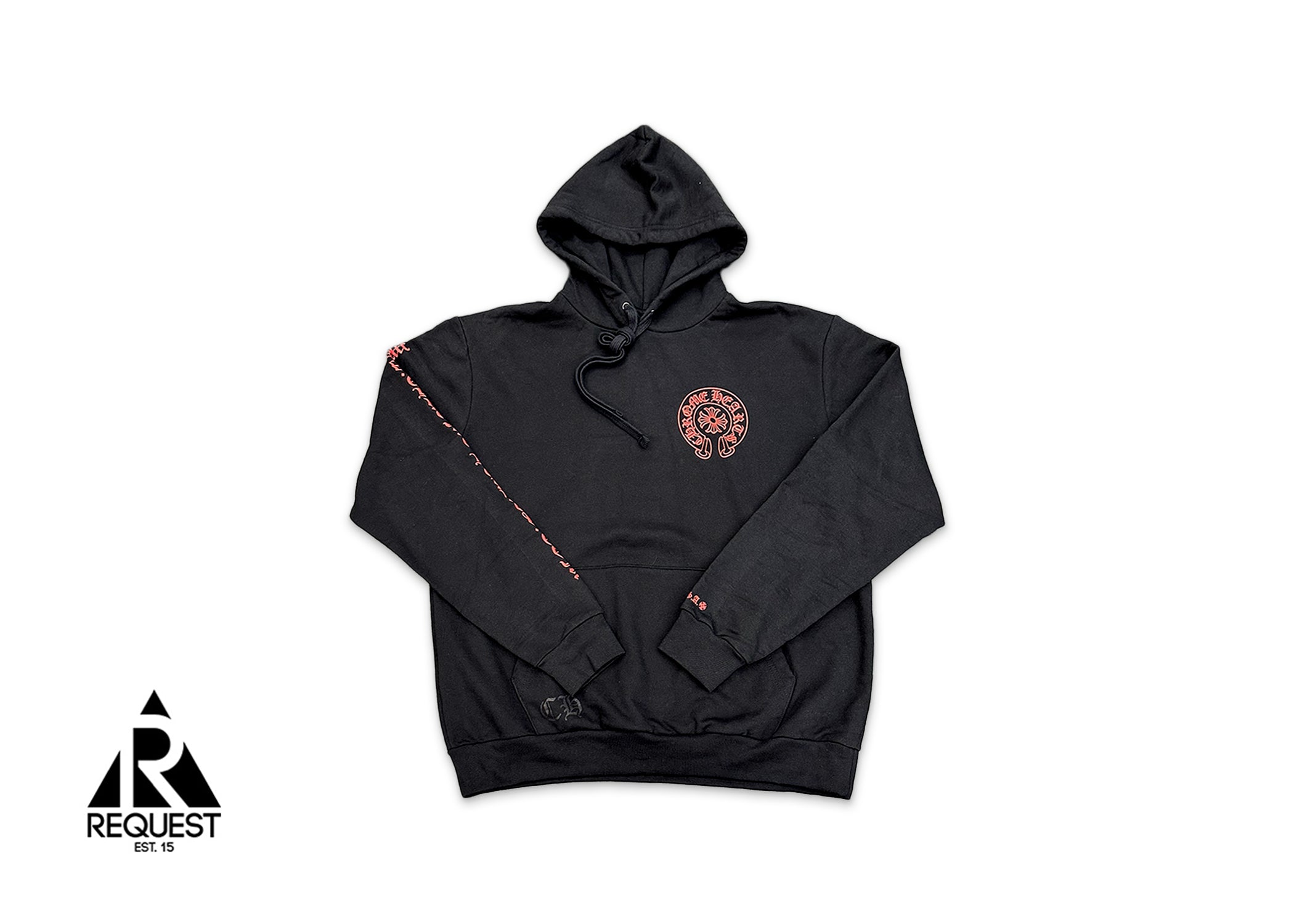 Chrome Hearts, Online Exclusive Hoodie "Black/Red"