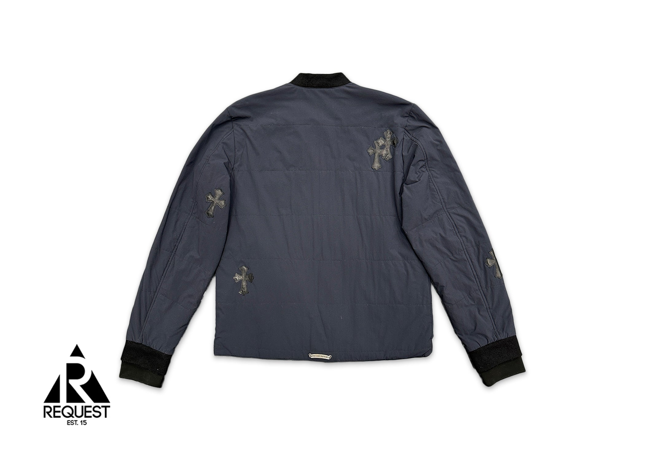 Chrome Hearts, Double Cuff Nylon Jacket w/ Crosses "Black"