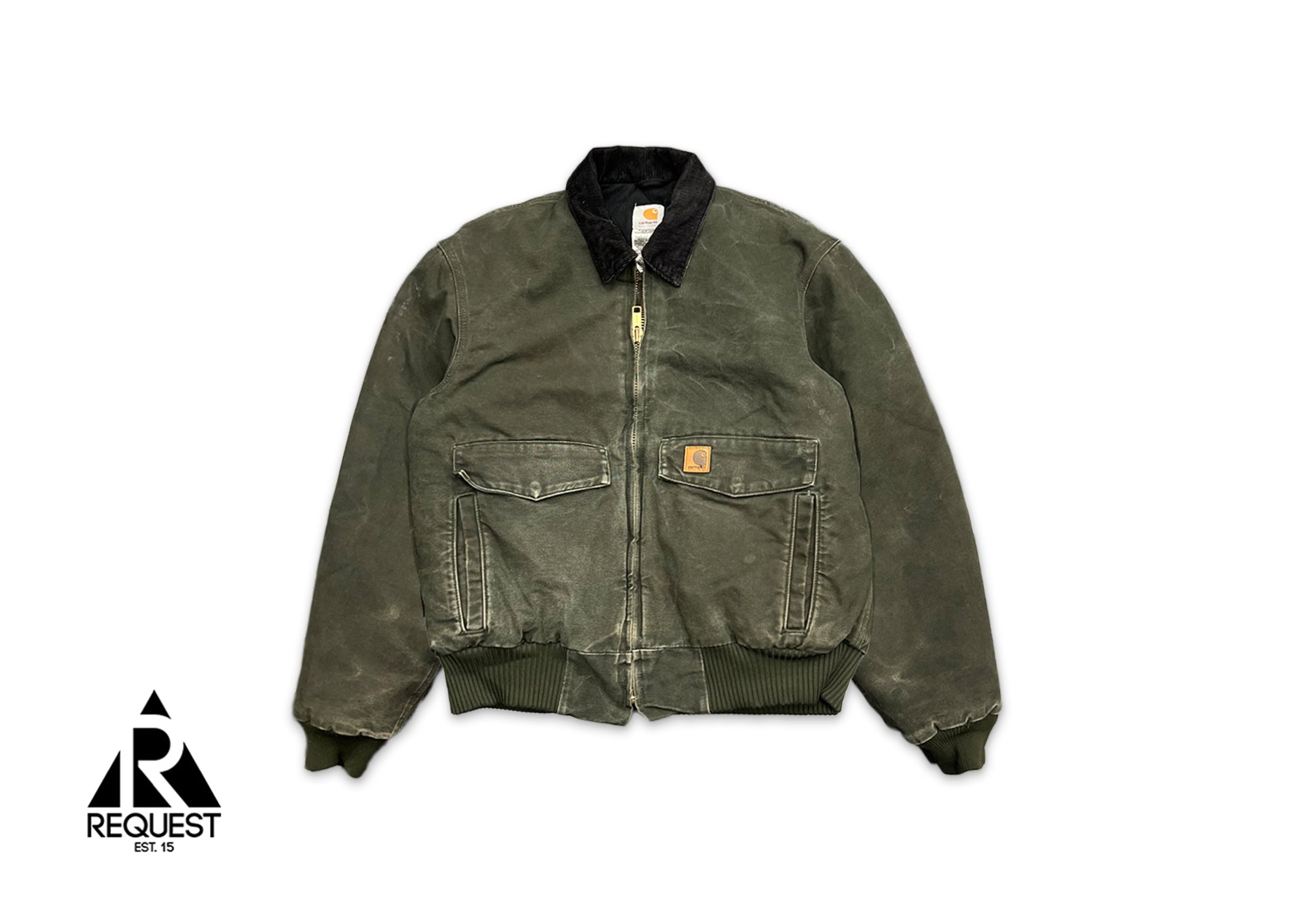 Vintage, Carhartt Bomber Zip Up Jacket "Moss"