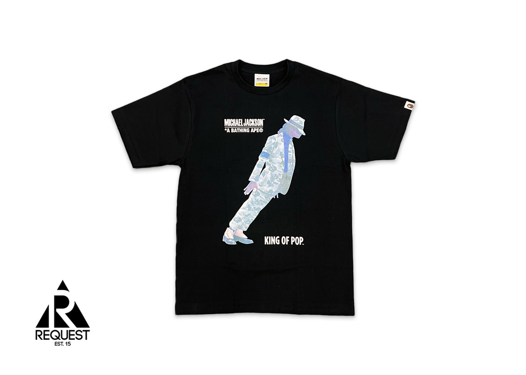 A Bathing Ape x Michael Jackson Tee "Black"