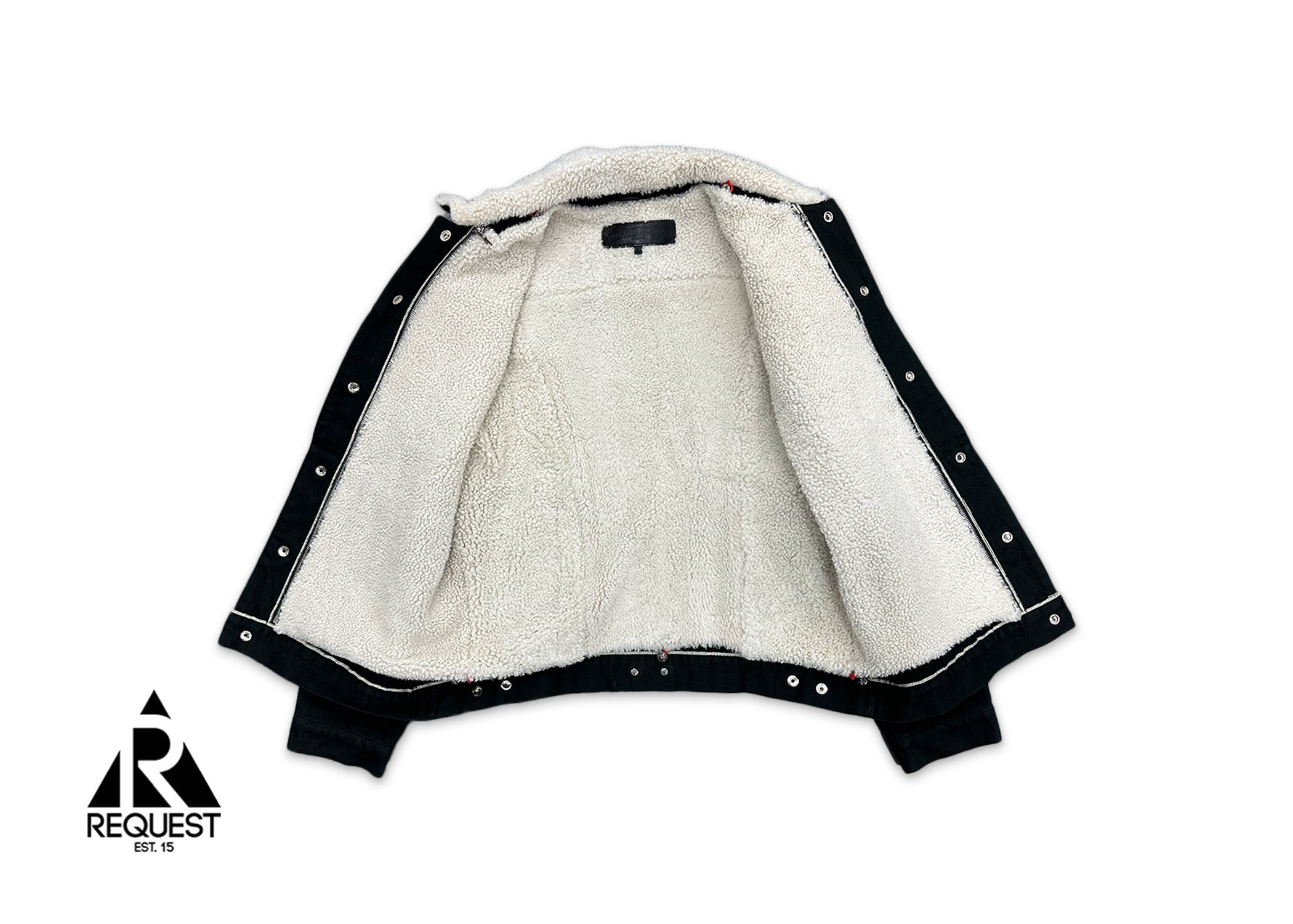 Chrome Hearts, Shearling Vest Work Jacket "Black"