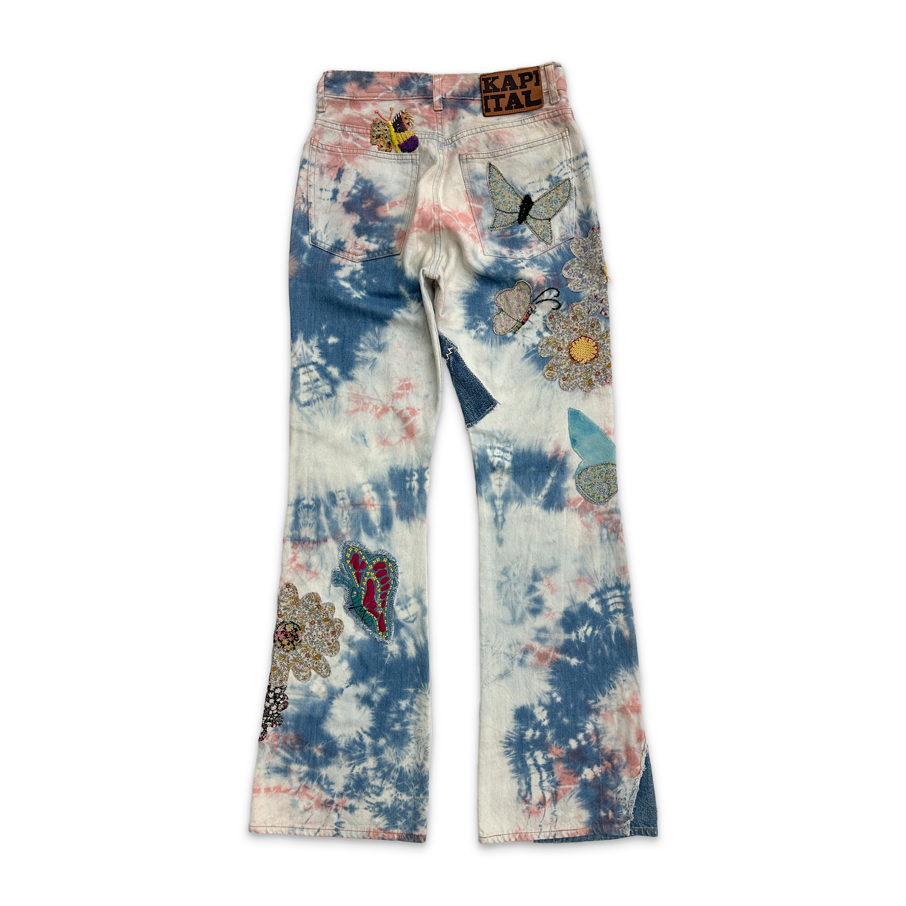 12.5oz Denim 5P Monkey Cisco Crazy Papillon “Indigo/Pink"