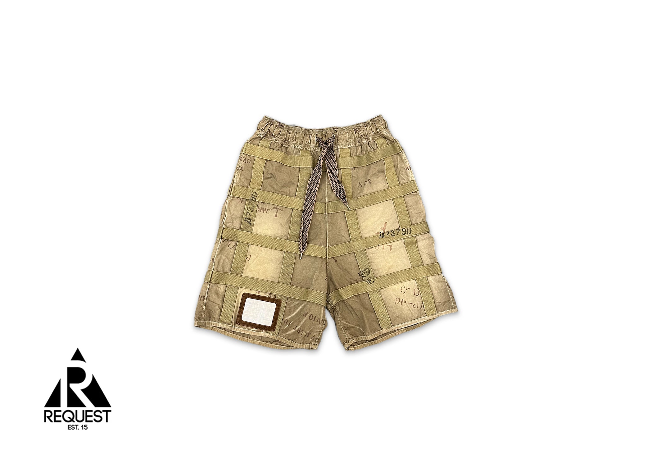Kapital, Prisoner Craft Tattersall Shorts "Beige"