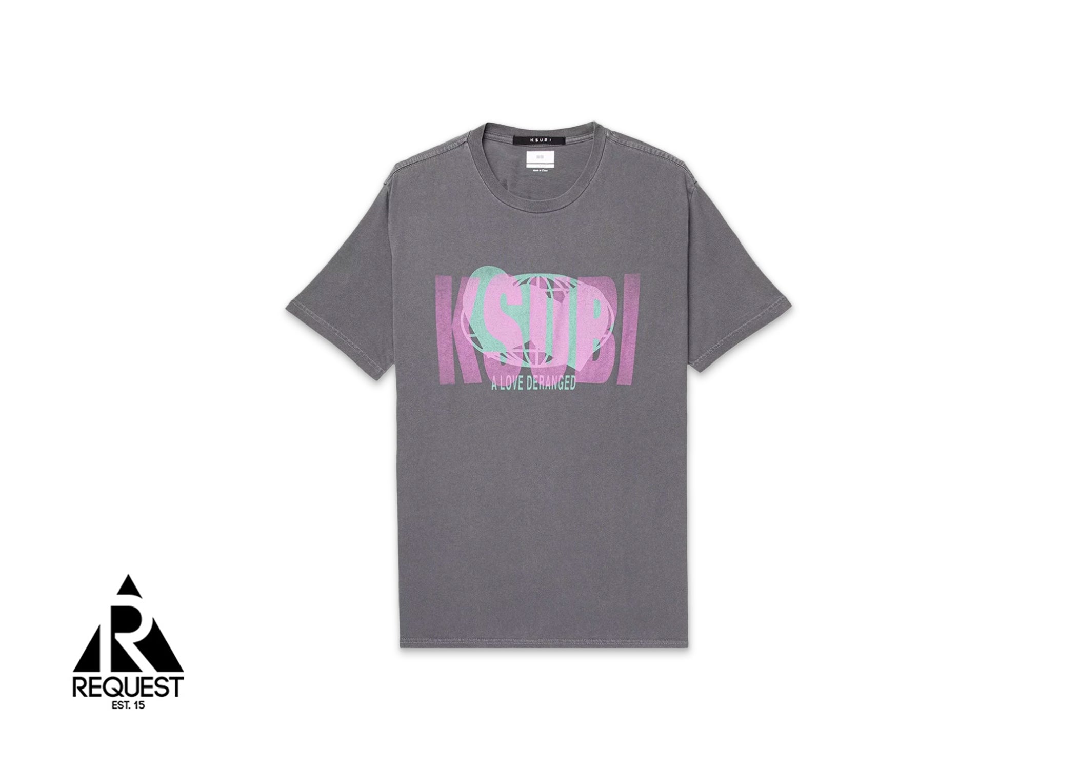 Ksubi Deranged Kash Tee "Charcoal Grey"
