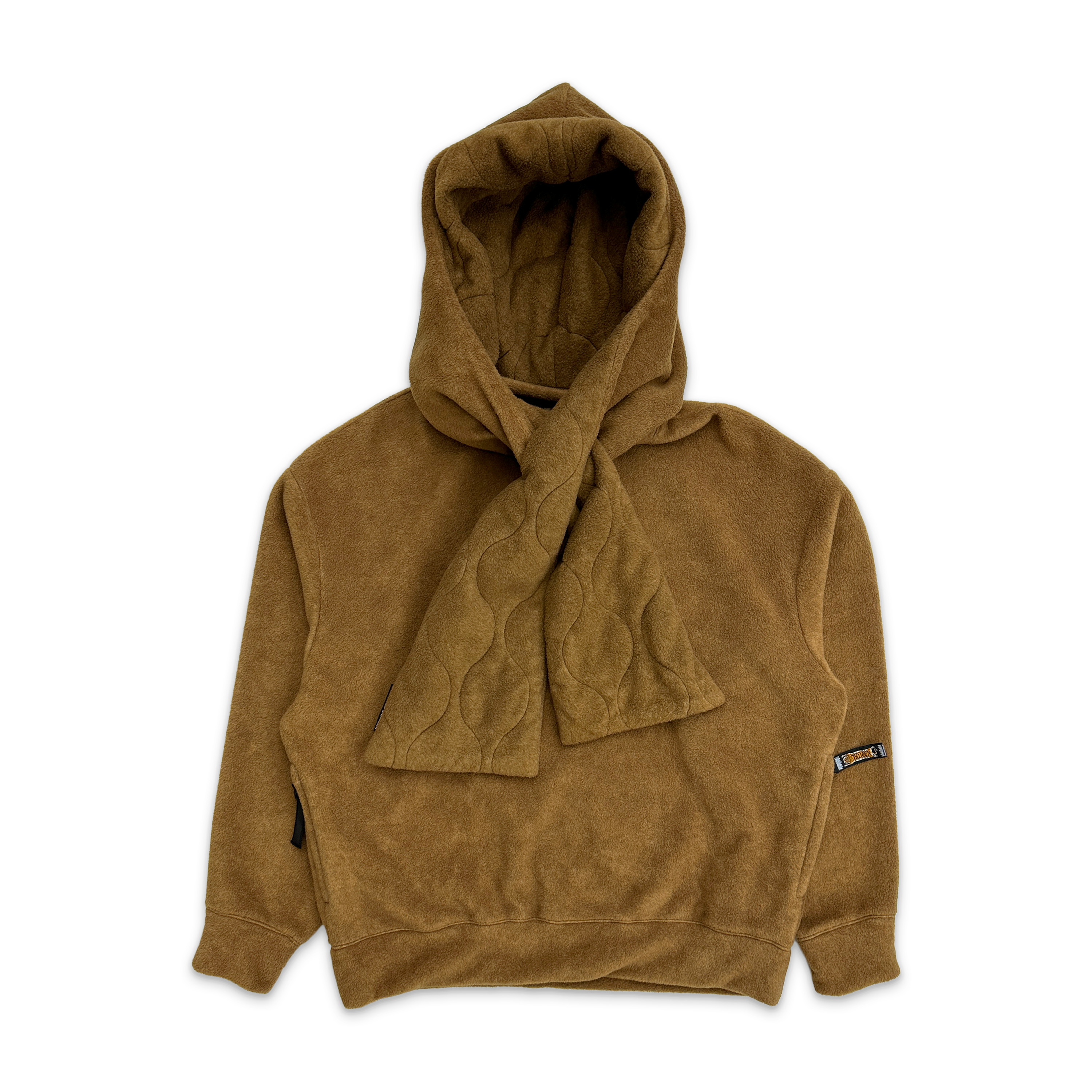 Kapital, Fleece Kesa Hooded Sweatshirt "Brown"