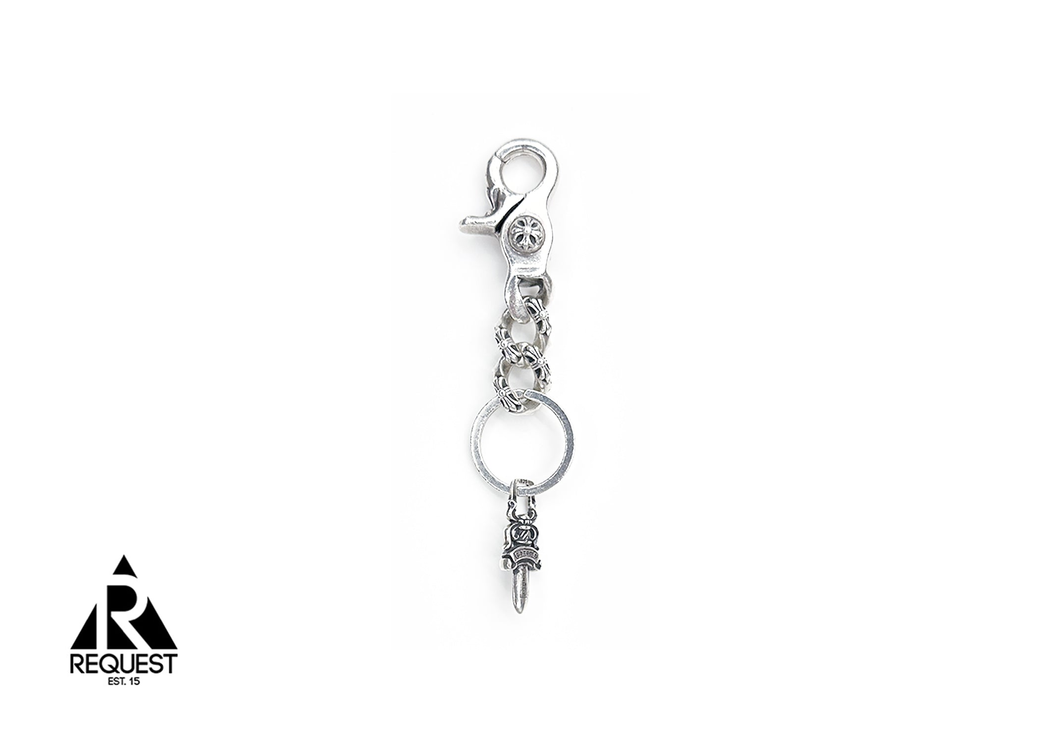 Chrome Hearts, Extra Fancy Cuban Link Keychain w/ Dagger