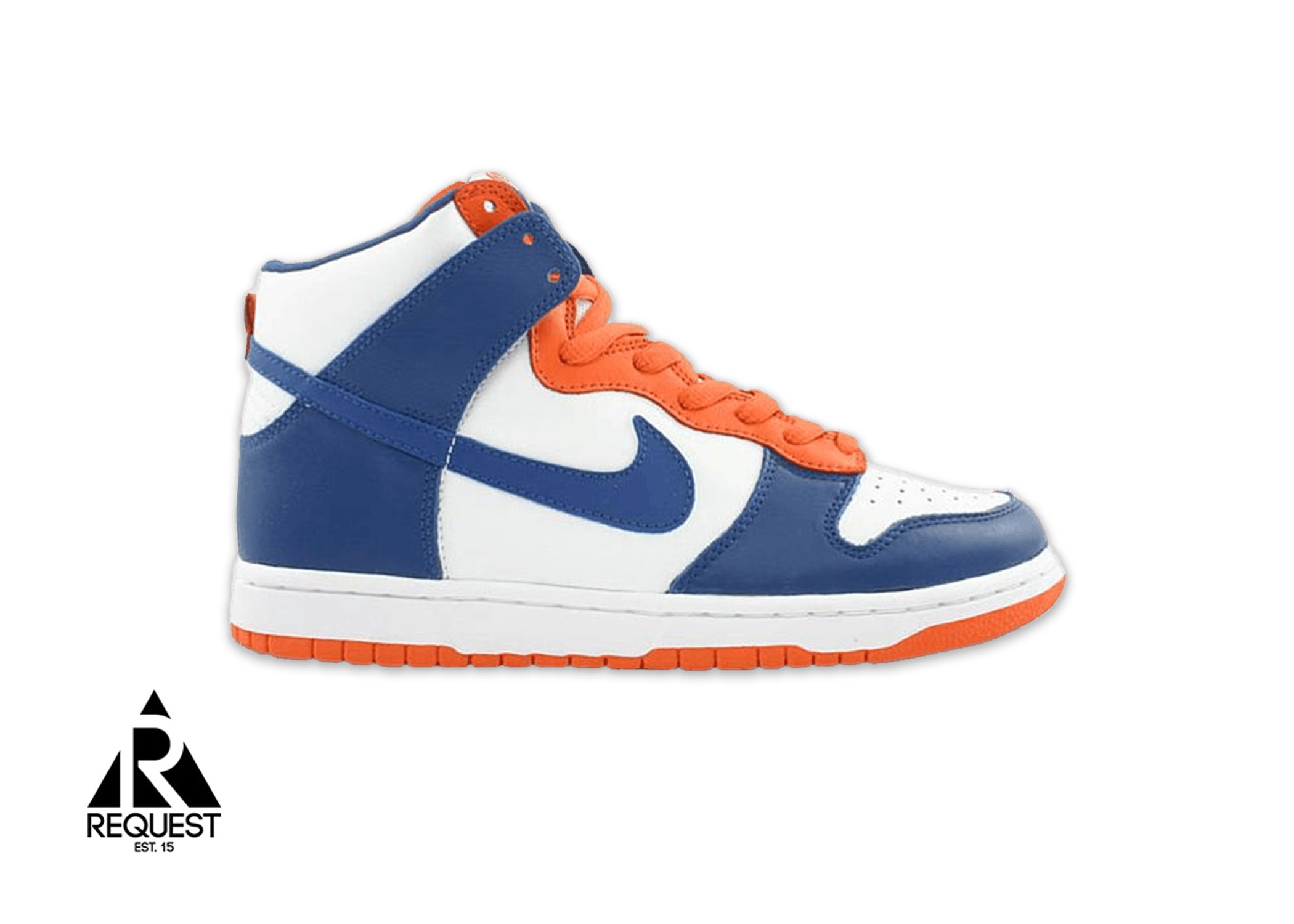 Request, Nike Dunk High "Euro Knicks"