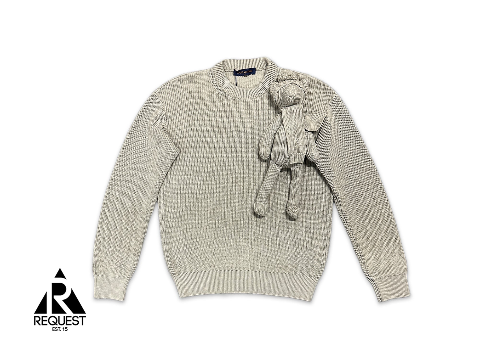 Louis Vuitton, Teddy Bear Knit Sweater "Khaki"