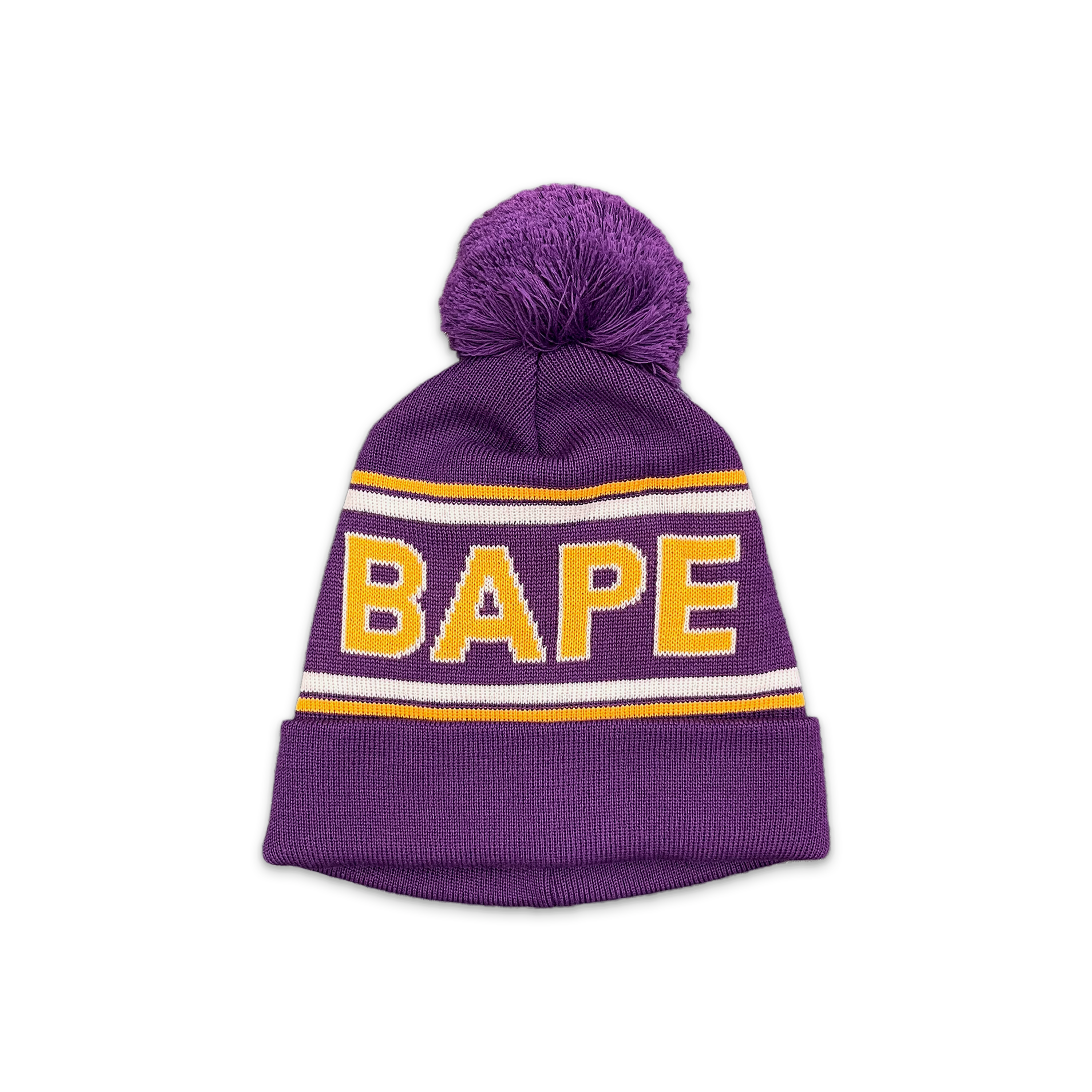 A Bathing Ape (BAPE), Knit Cap “Purple”