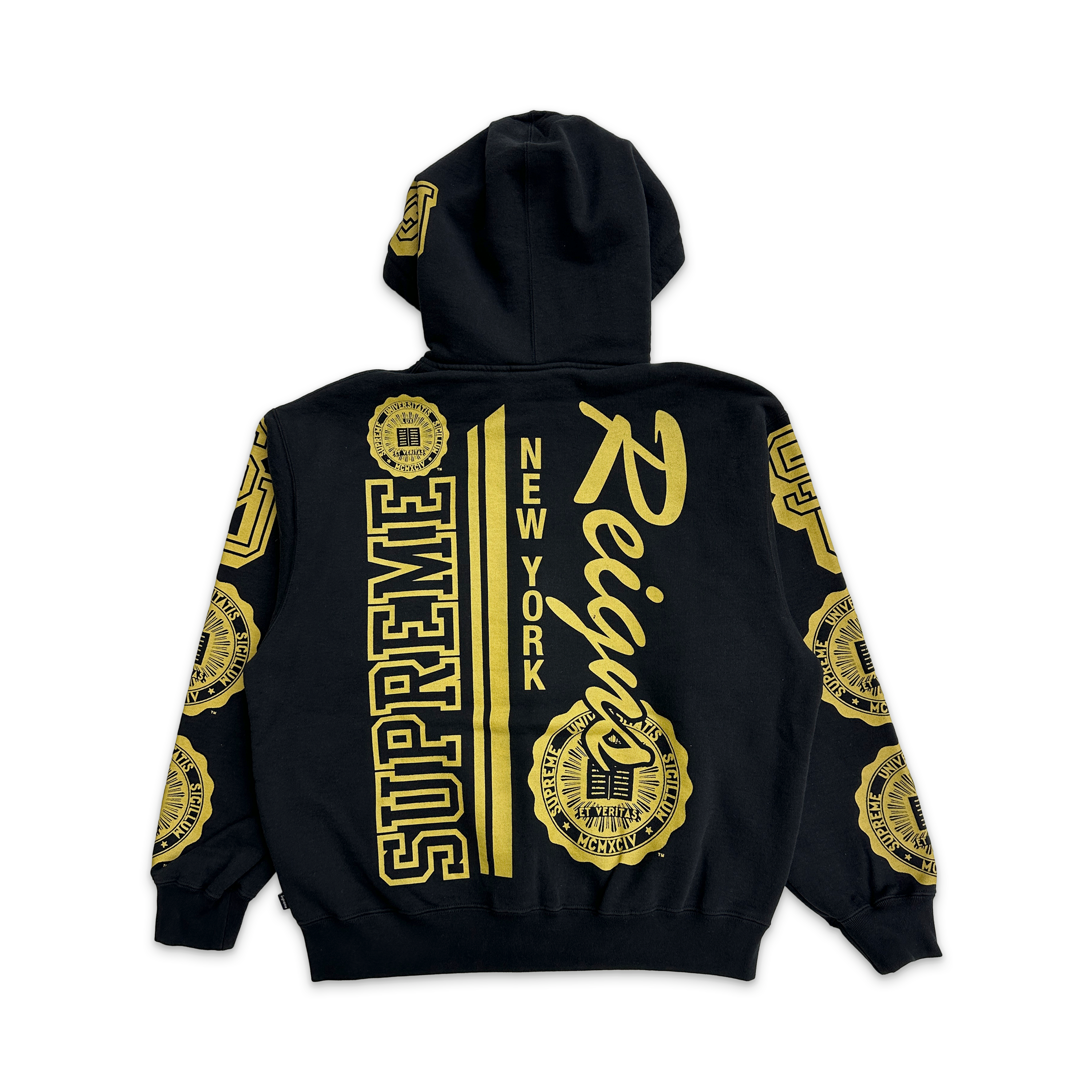 Supreme, Knowledge Reigns Zip Up Hooded Sweatshirt FW25 "Black"