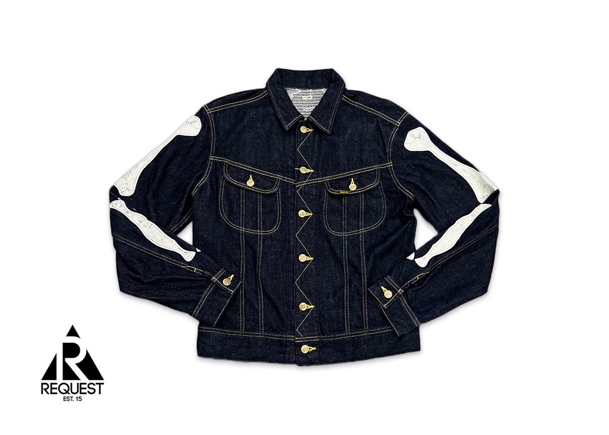 Kapital, Skeleton Denim Jacket "Indigo"