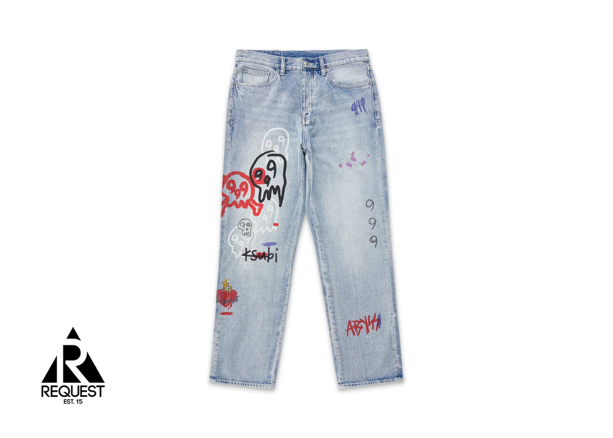 999 X Ksubi "Anti K Juice Trip" Jeans