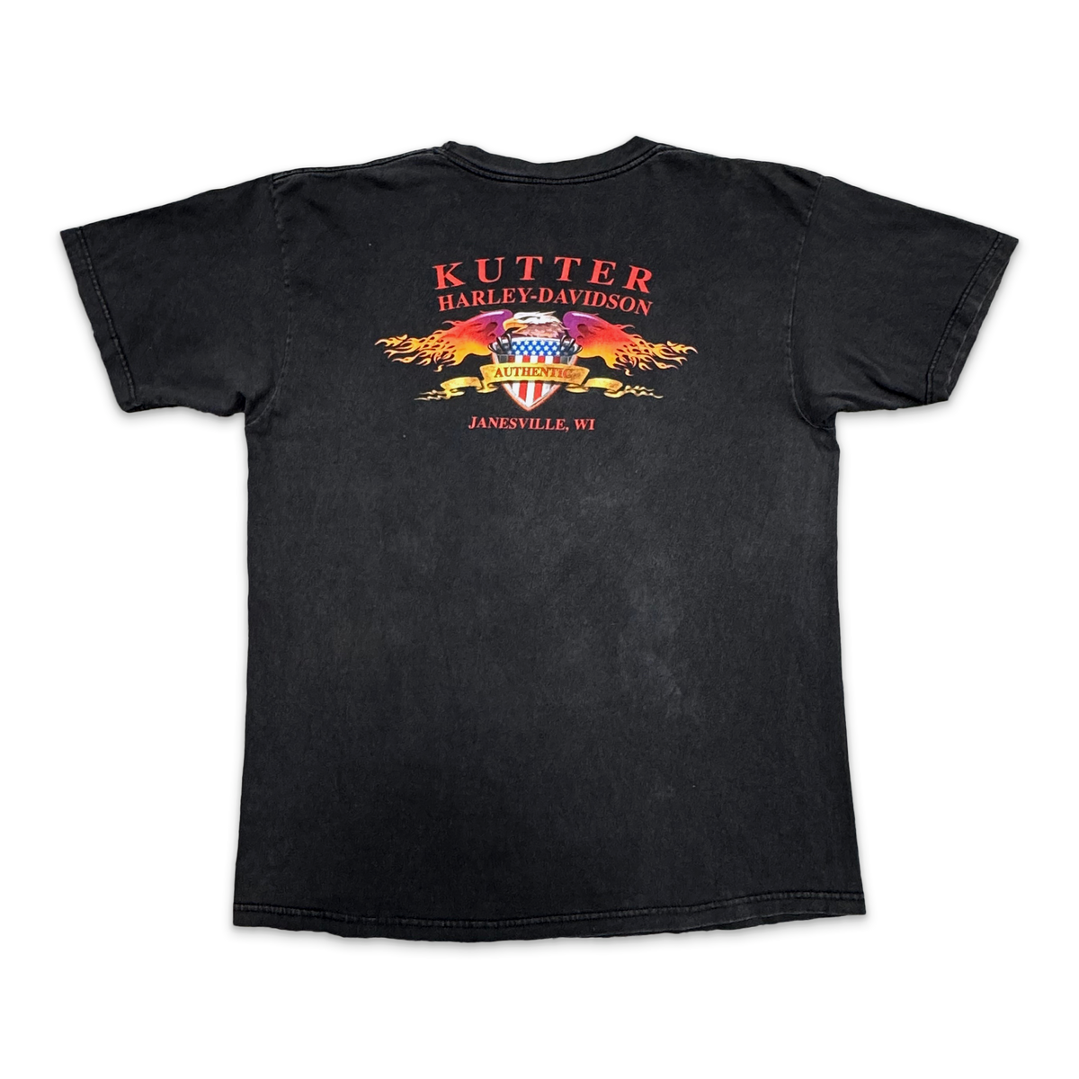 Vintage, Harley Davidson Gargoyles Tee "Washed Black"