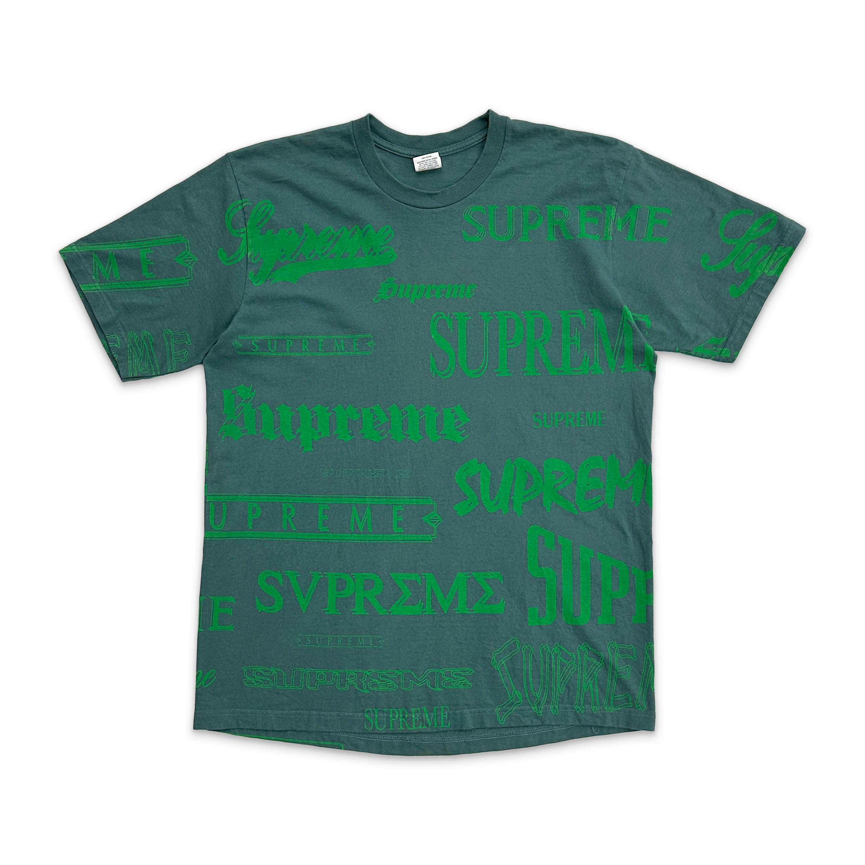 Supreme, Multi Logo Tee "Green"