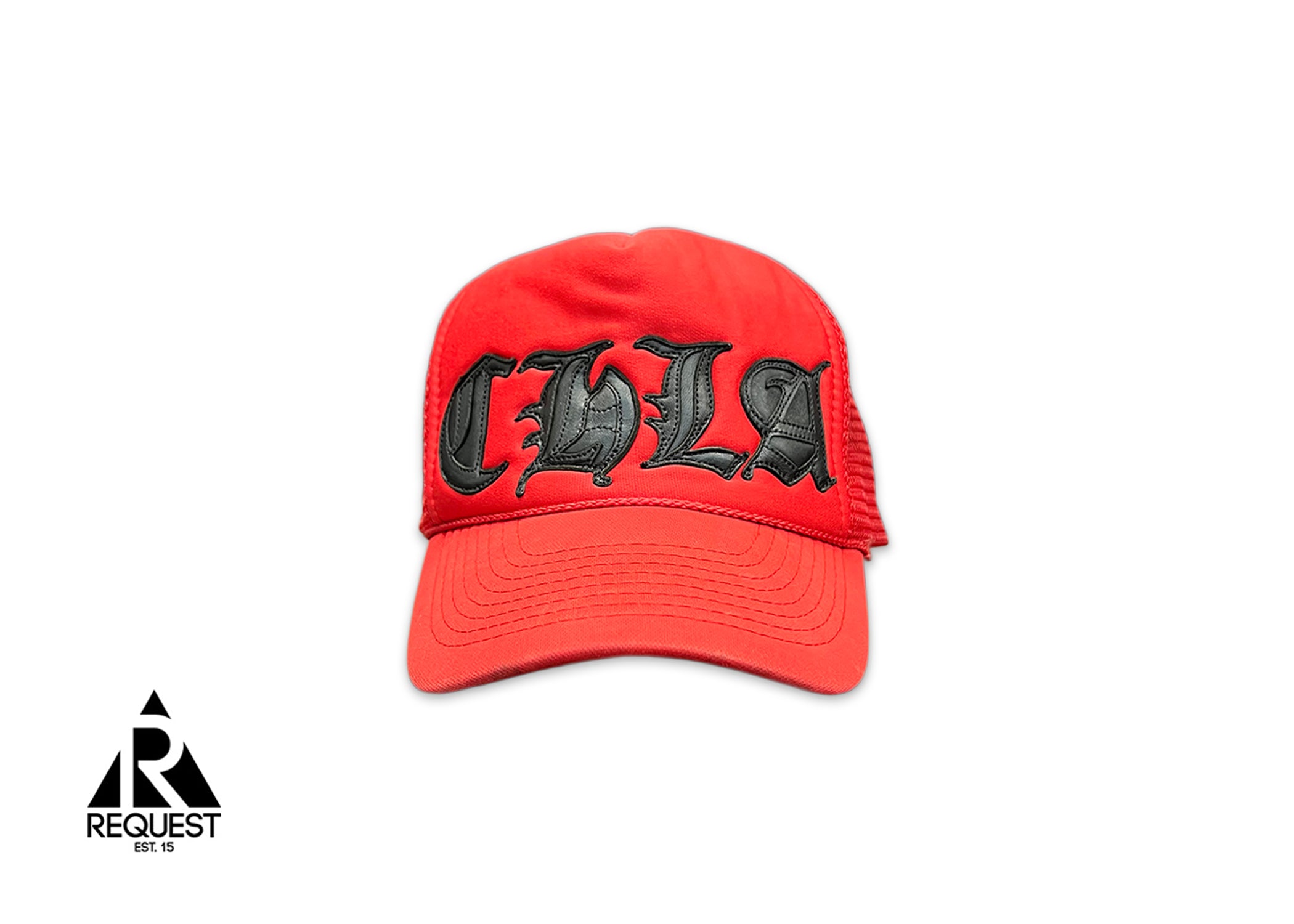 Chrome Hearts City Trucker Hat "Red LA"