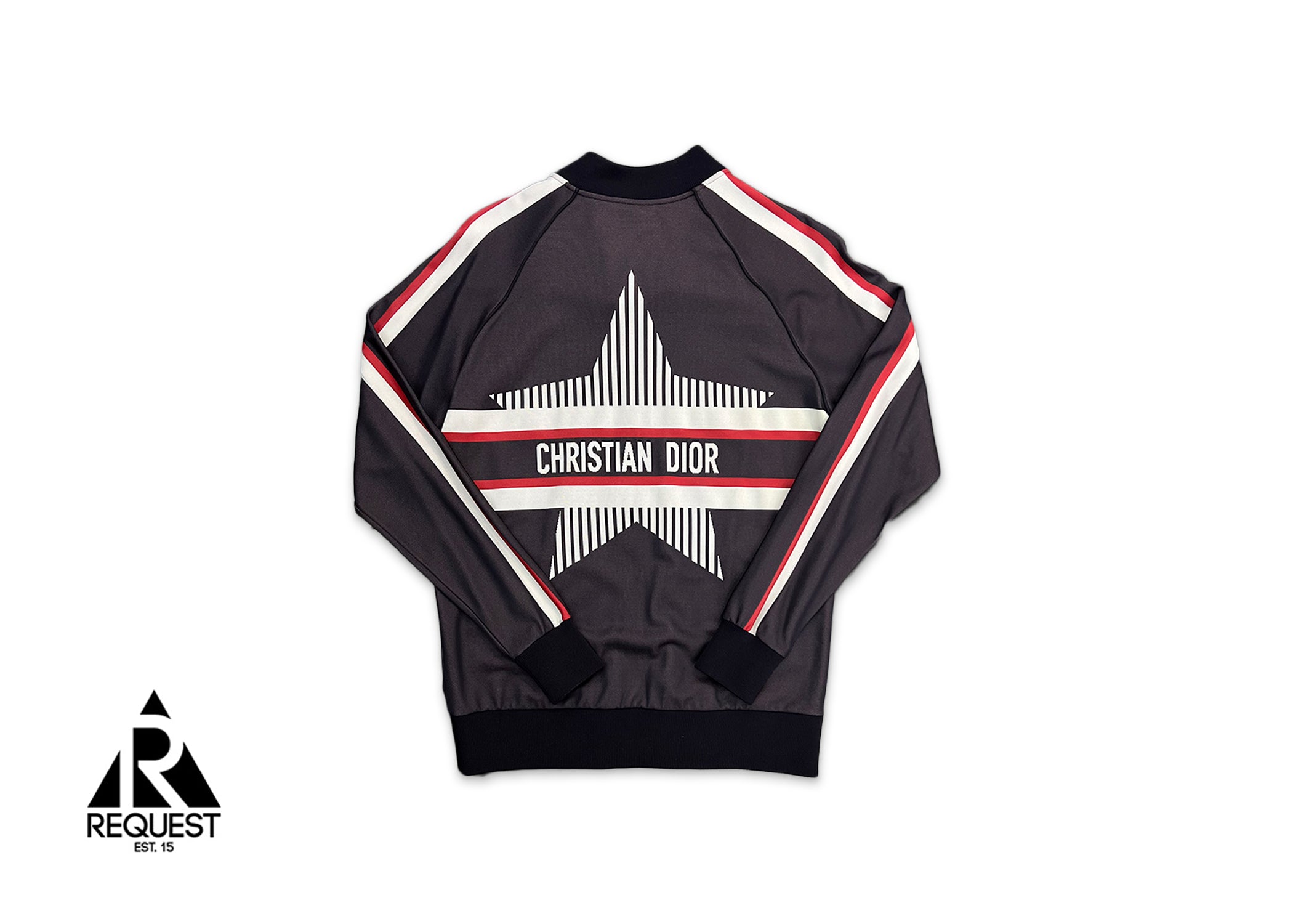 Dior Track Zip Up Jacket "White/Red/Blue"