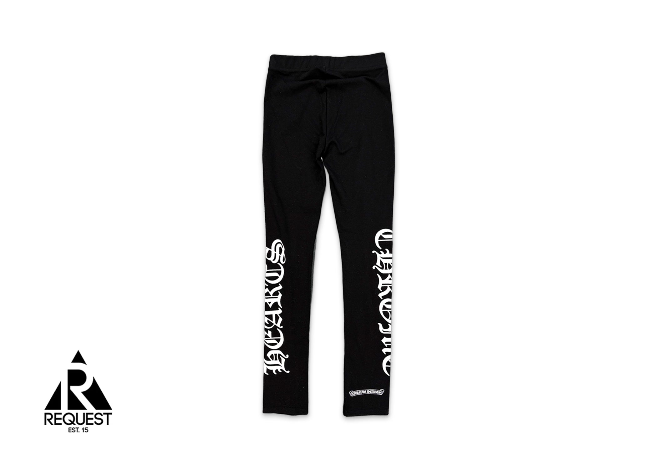 Chrome Hearts, Side Script Logo Leggings "Black"