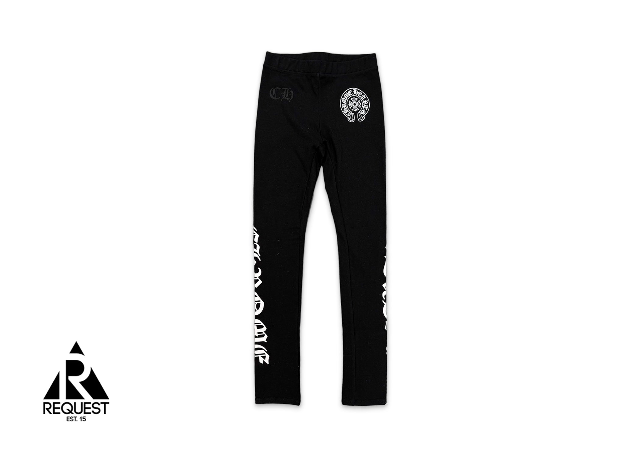 Chrome Hearts, Side Script Logo Leggings "Black"