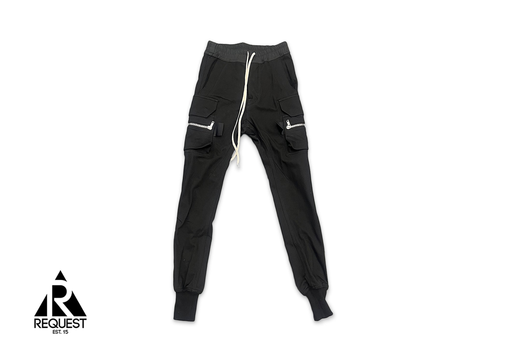 Rick Owens Lido Mastodon Cargo Trousers "Black"