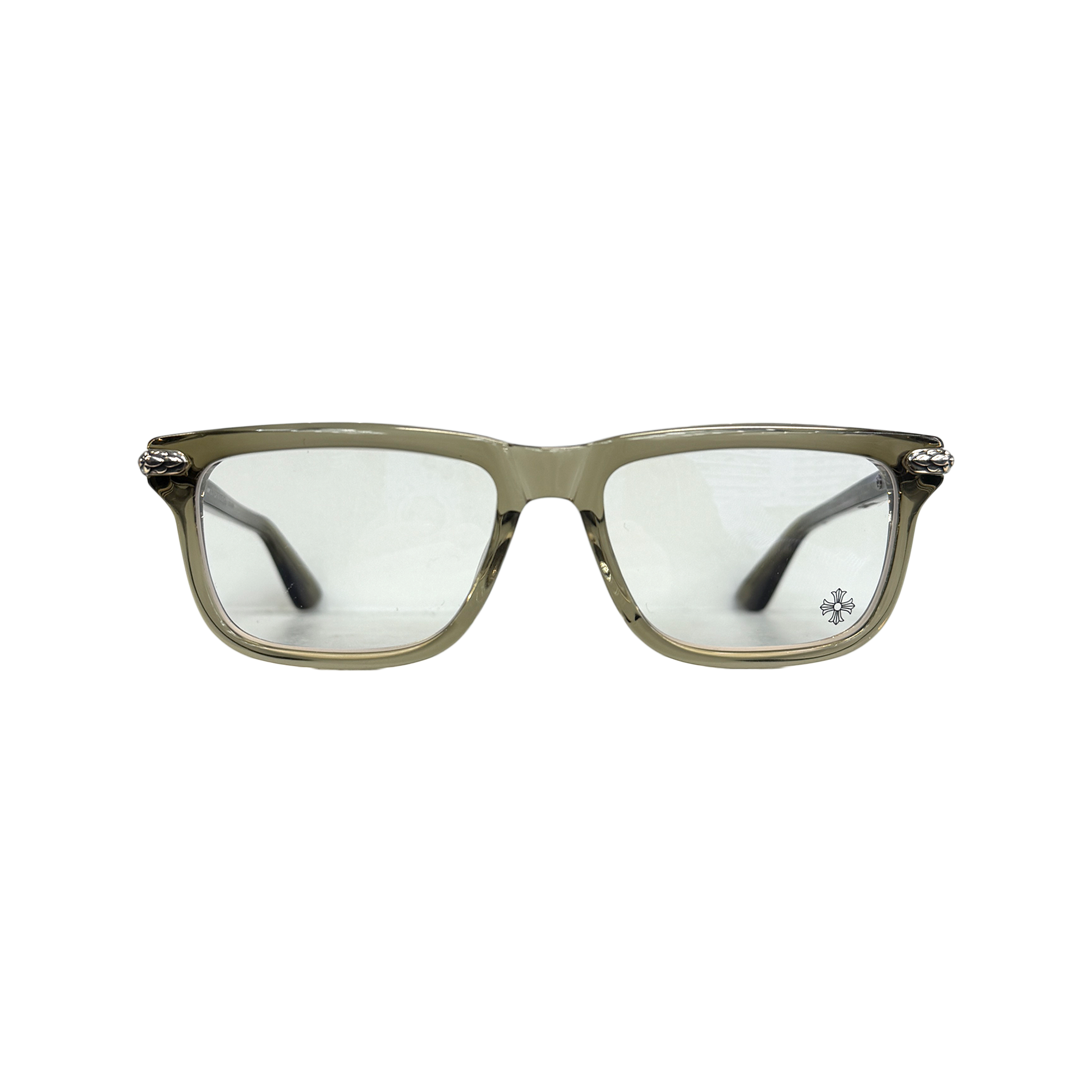 Chrome Hearts, Little Dinger Glasses "Translucent Black/Silver"