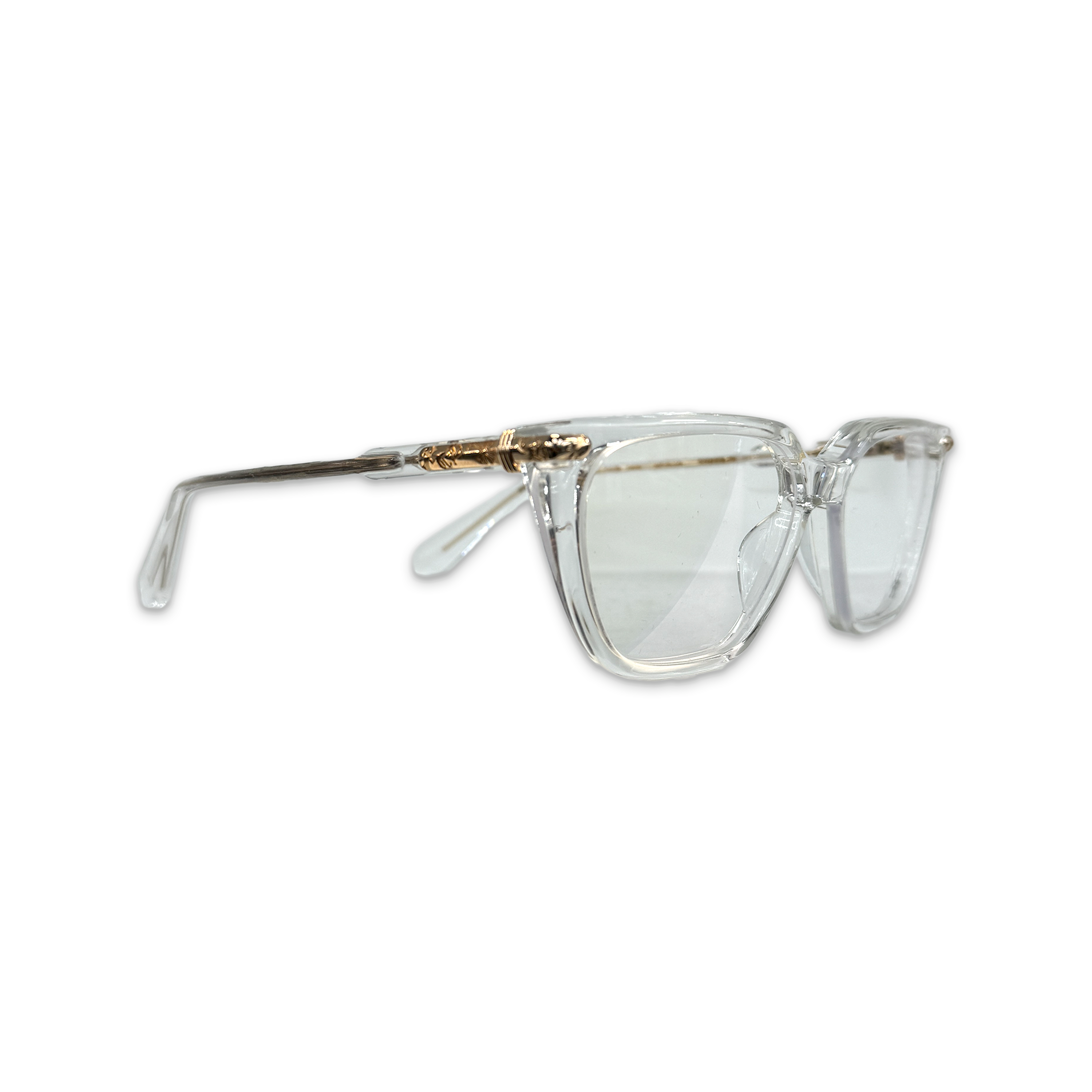 Chrome Hearts, Stiffilis Glasses "Clear/Gold"