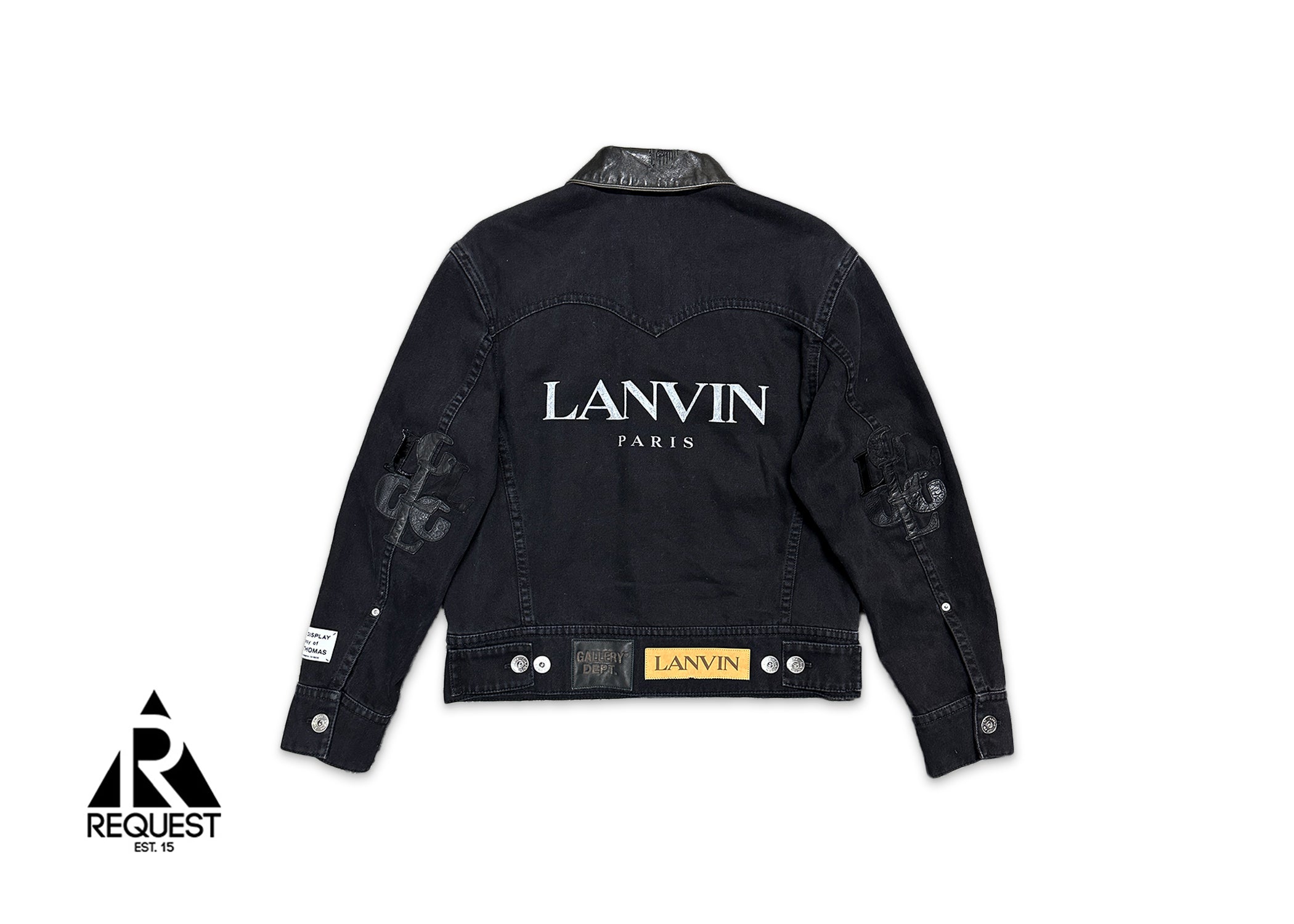 Gallery Dept., x Lanvin Denim Jacket "Black"